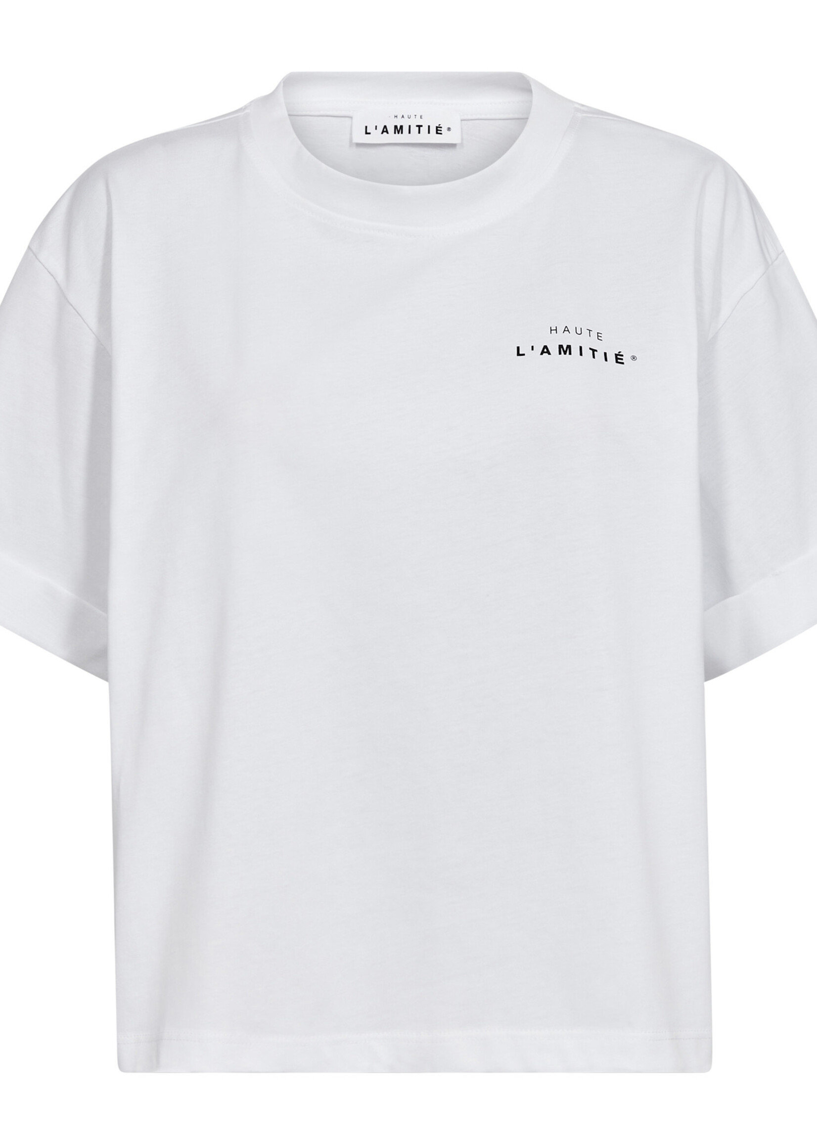 Haute L'Amitié HL Crew Neck Crop Tee