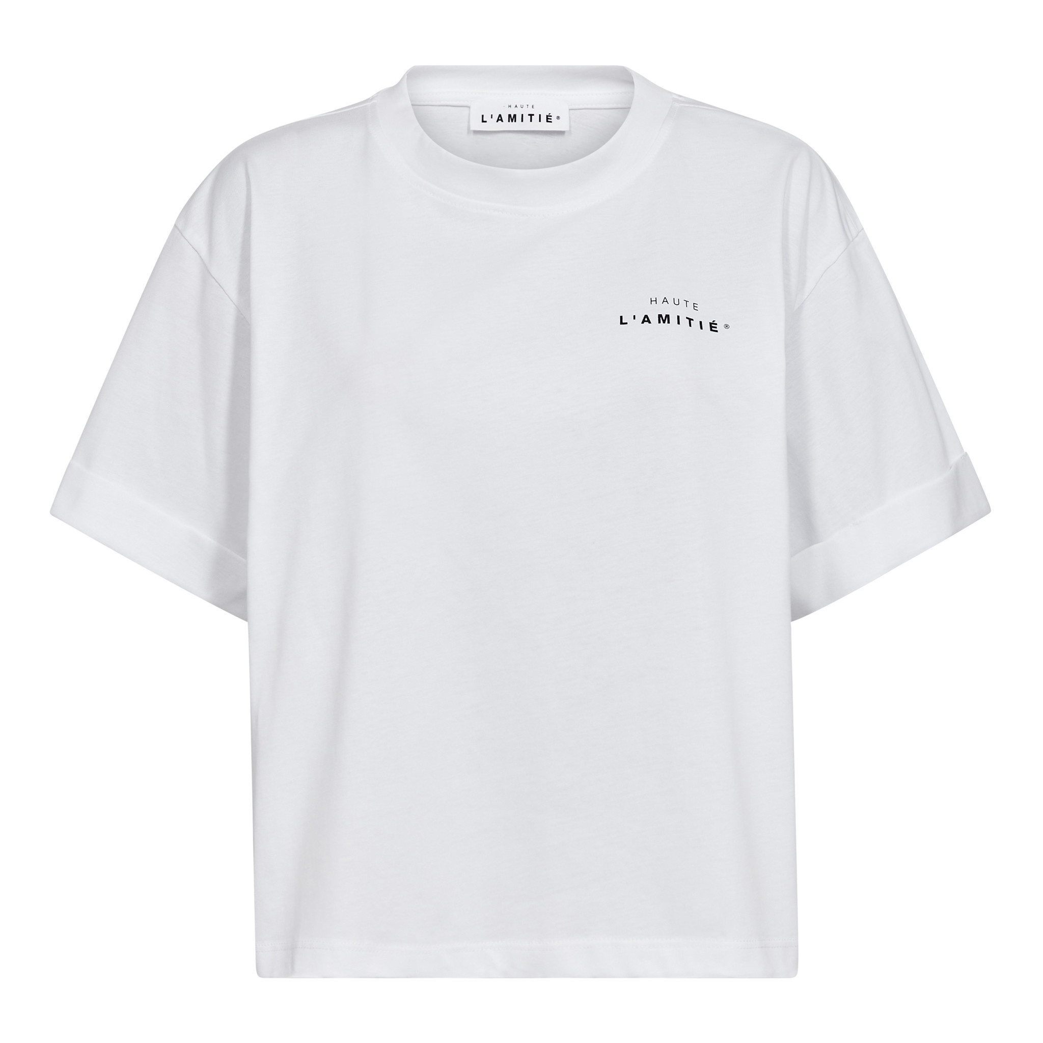 Haute L'Amitié HL Crew Neck Crop Tee