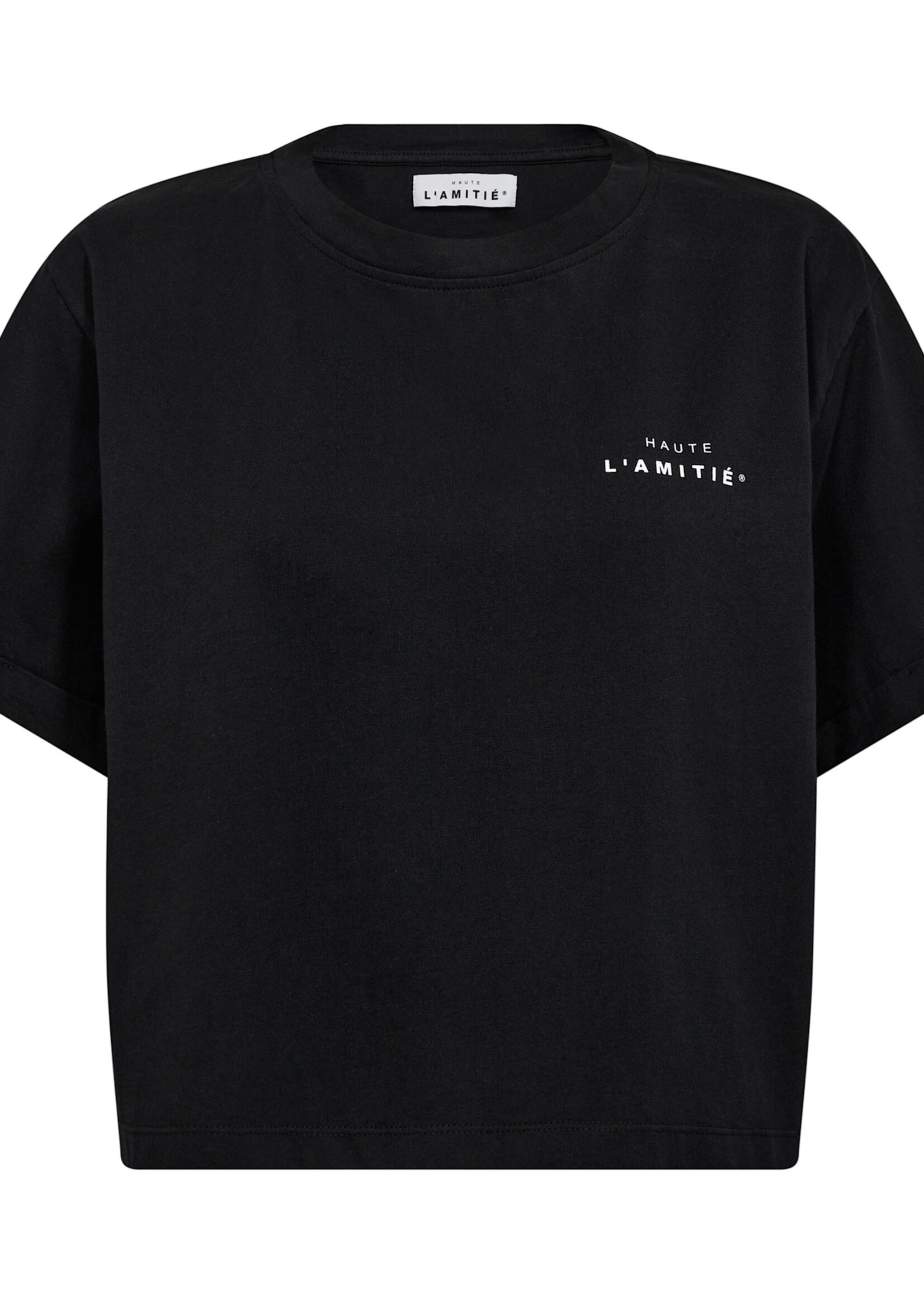 Haute L'Amitié HL Crew Neck Crop Tee