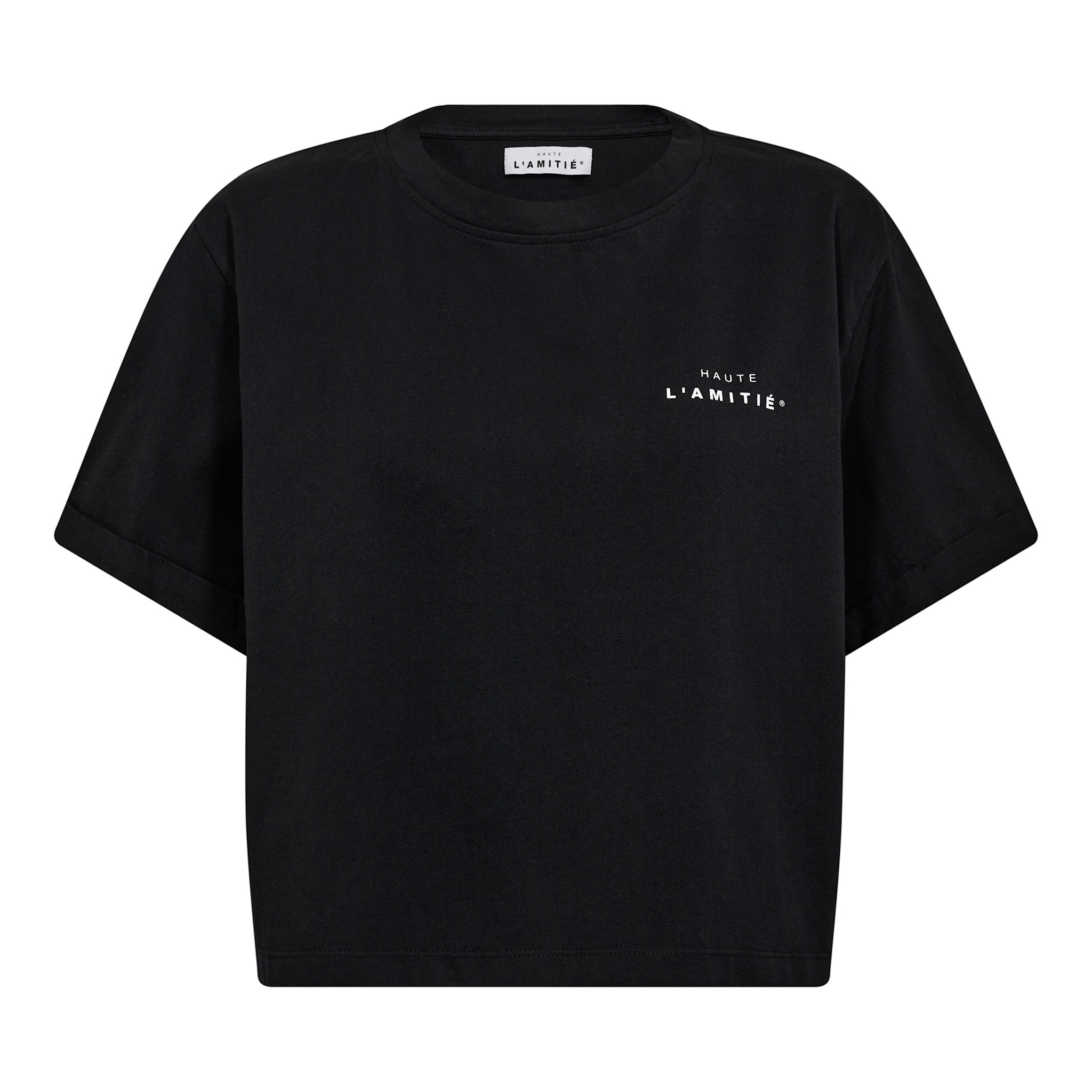 Haute L'Amitié HL Crew Neck Crop Tee