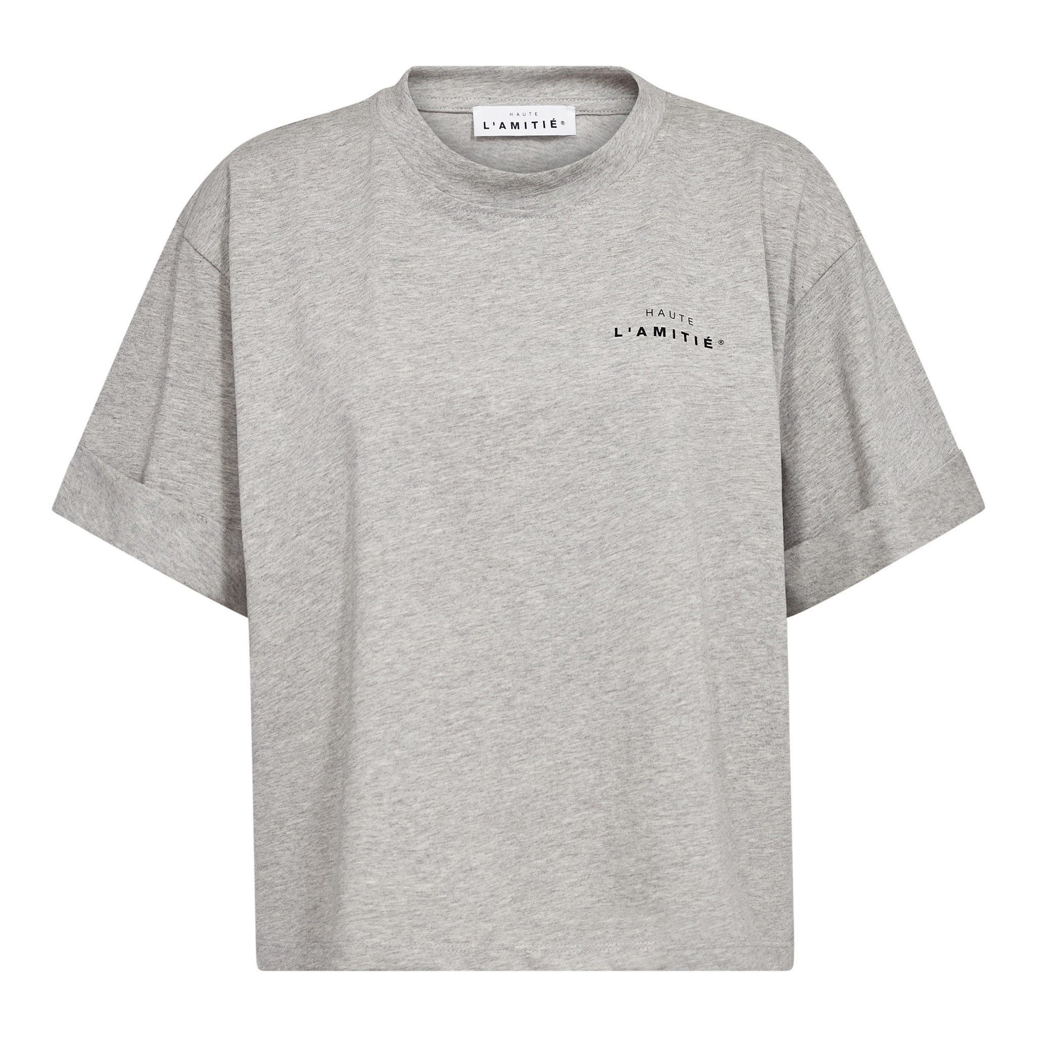 Haute L'Amitié HL Crew Neck Crop Tee