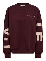 Haute L'Amitié Maxi Split Logo Sweat