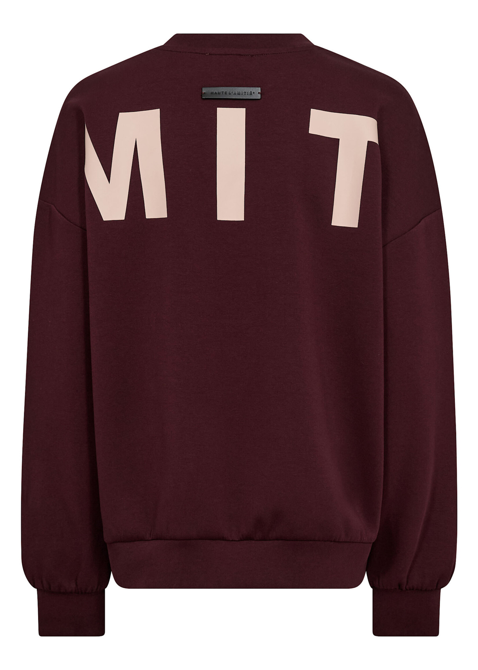 Haute L'Amitié Maxi Split Logo Sweat