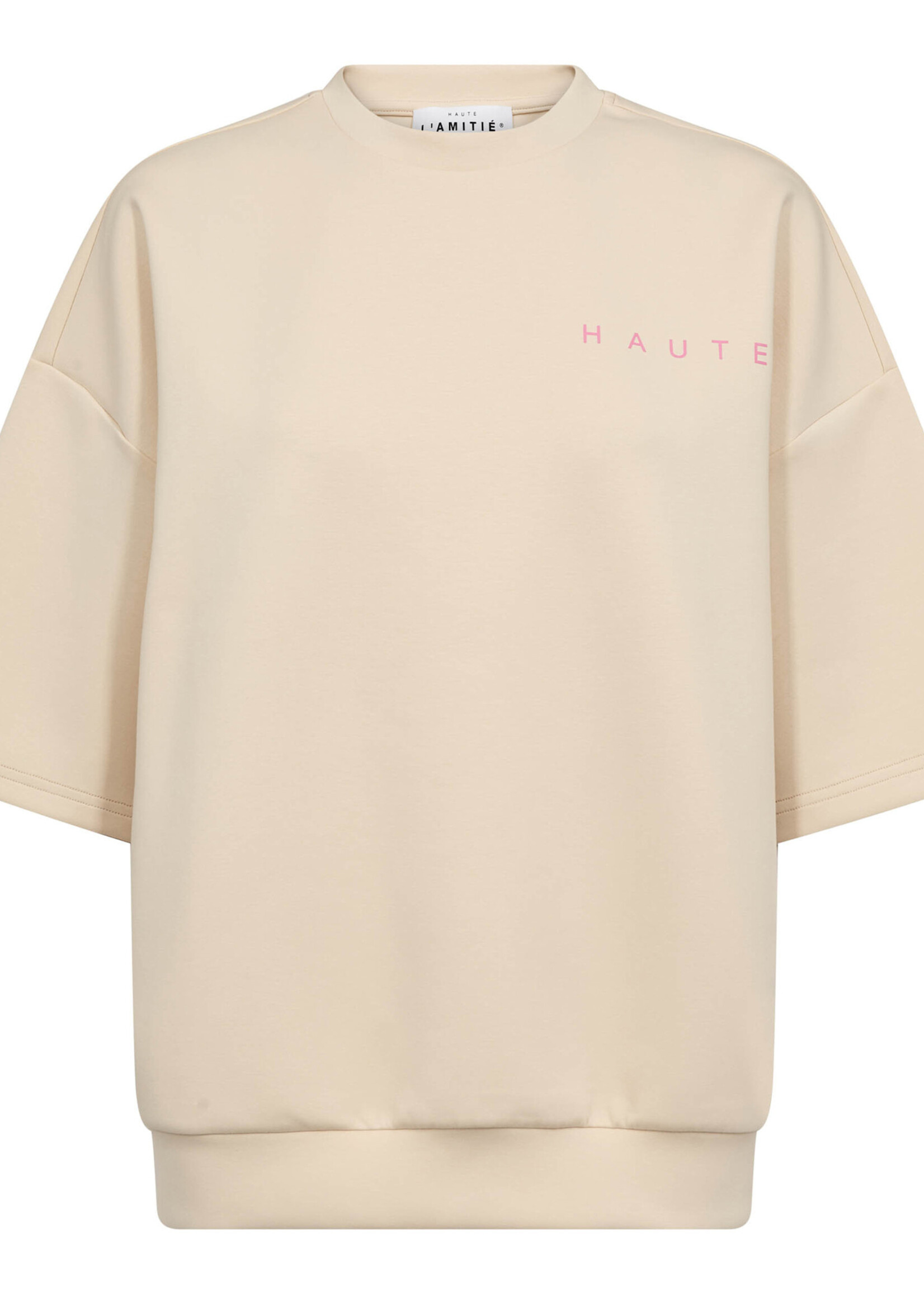 Haute L'Amitié Maxi Split SS Logo Sweat