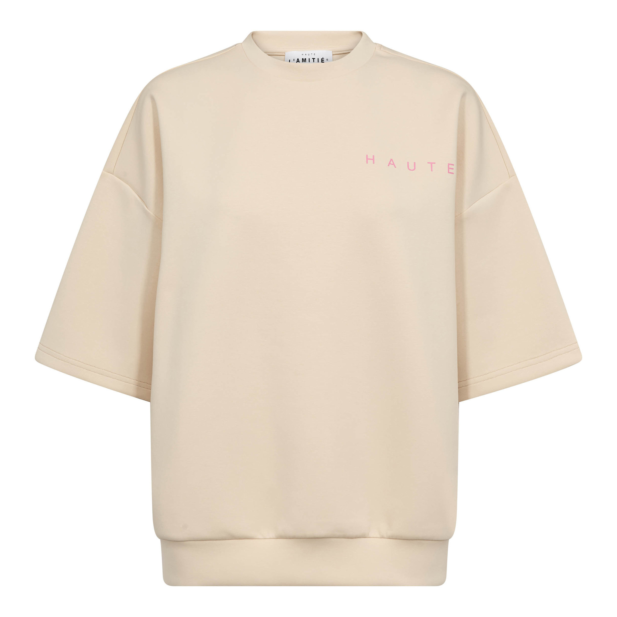 Haute L'Amitié Maxi Split SS Logo Sweat