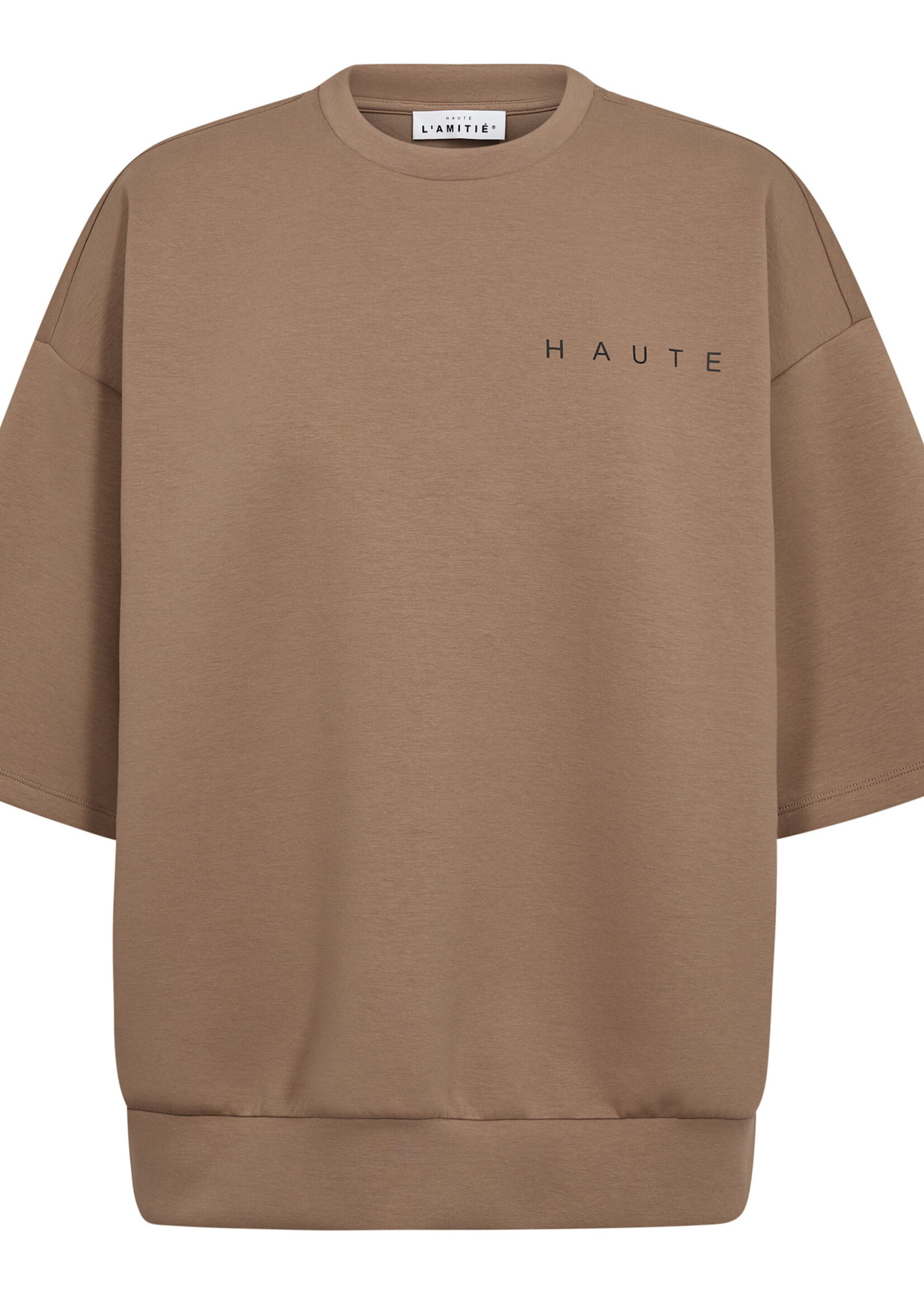 Haute L'Amitié Maxi Split SS Logo Sweat