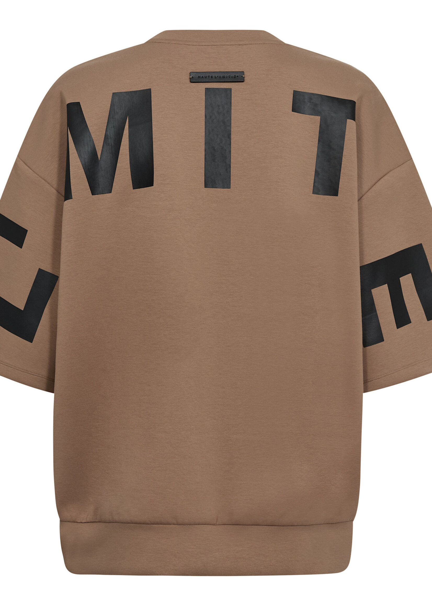 Haute L'Amitié Maxi Split SS Logo Sweat