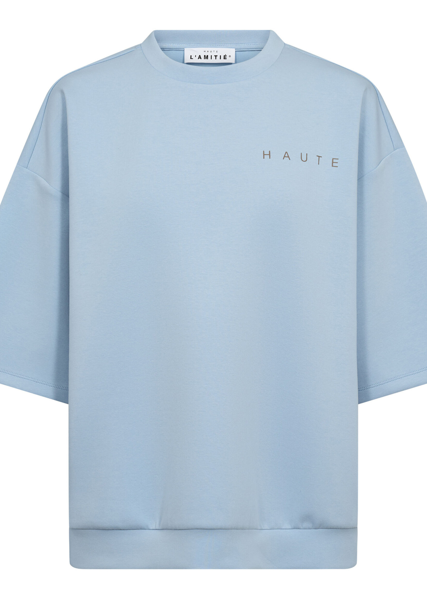 Haute L'Amitié Maxi Split SS Logo Sweat