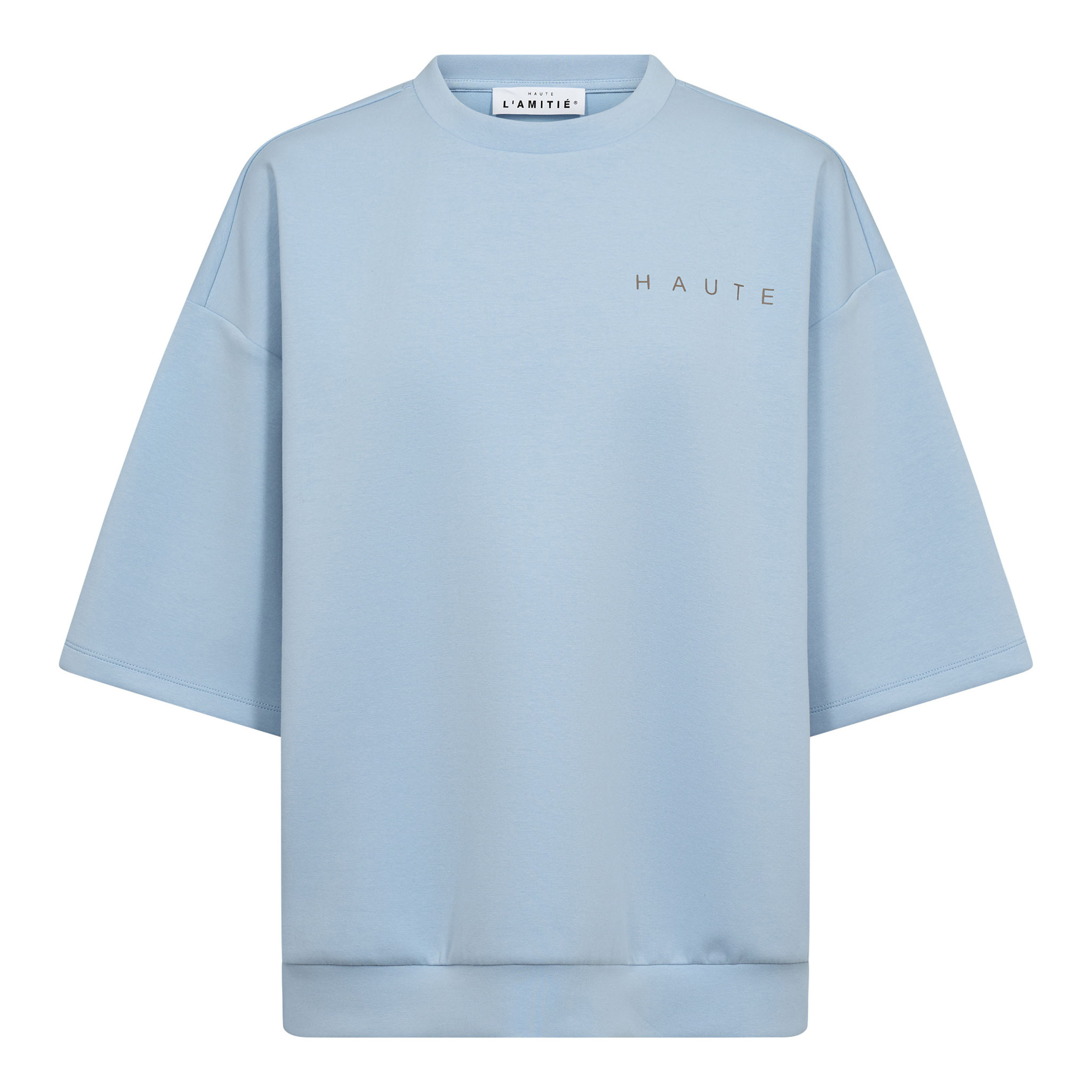 Haute L'Amitié Maxi Split SS Logo Sweat