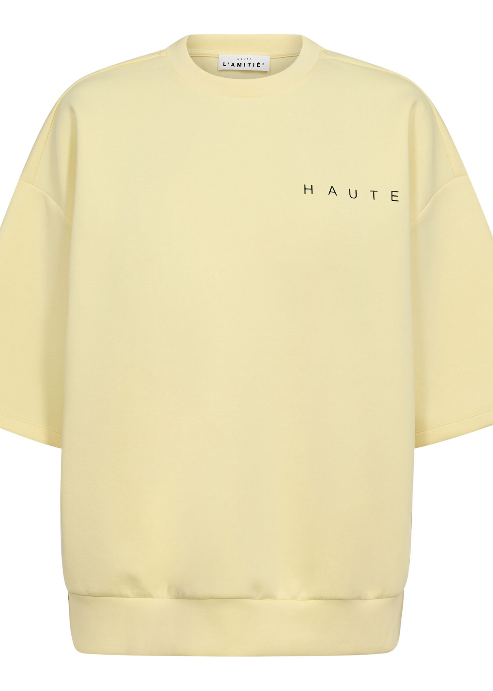 Haute L'Amitié Maxi Split SS Logo Sweat