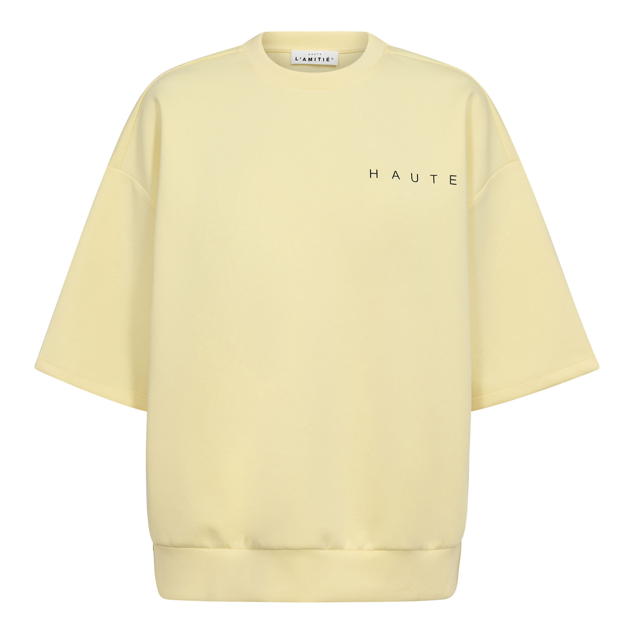 Haute L'Amitié Maxi Split SS Logo Sweat