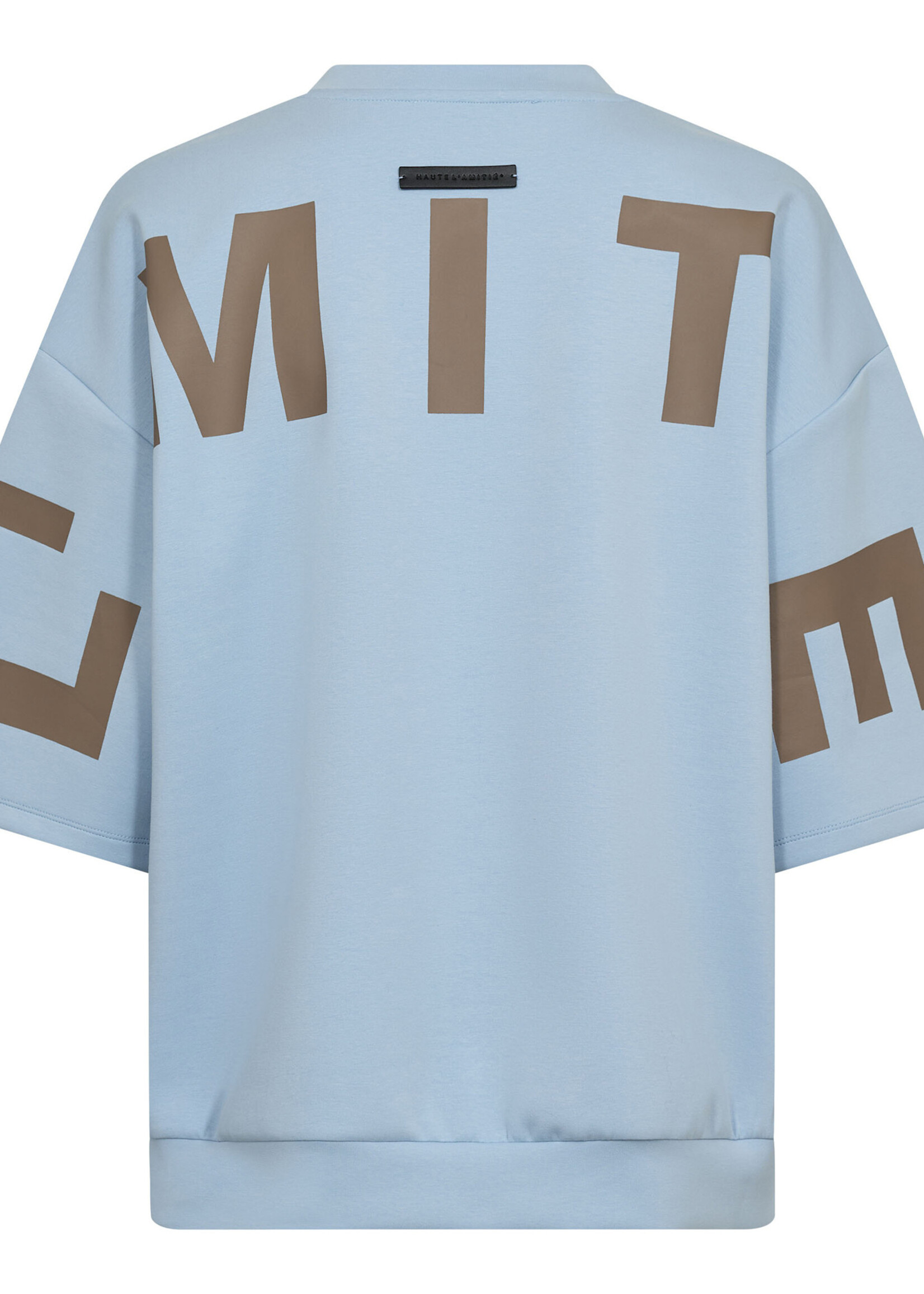 Haute L'Amitié Maxi Split SS Logo Sweat