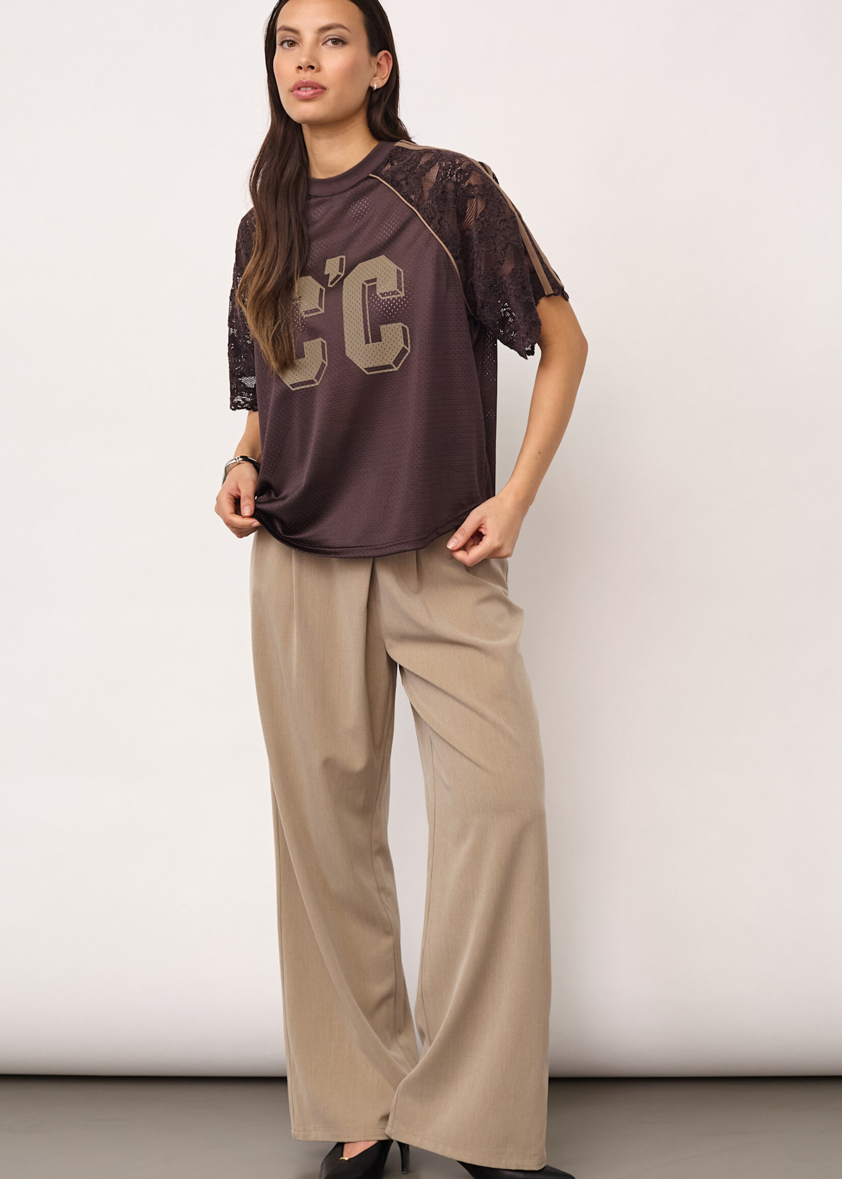 Cocouture TreyCC Logo Lace Tee