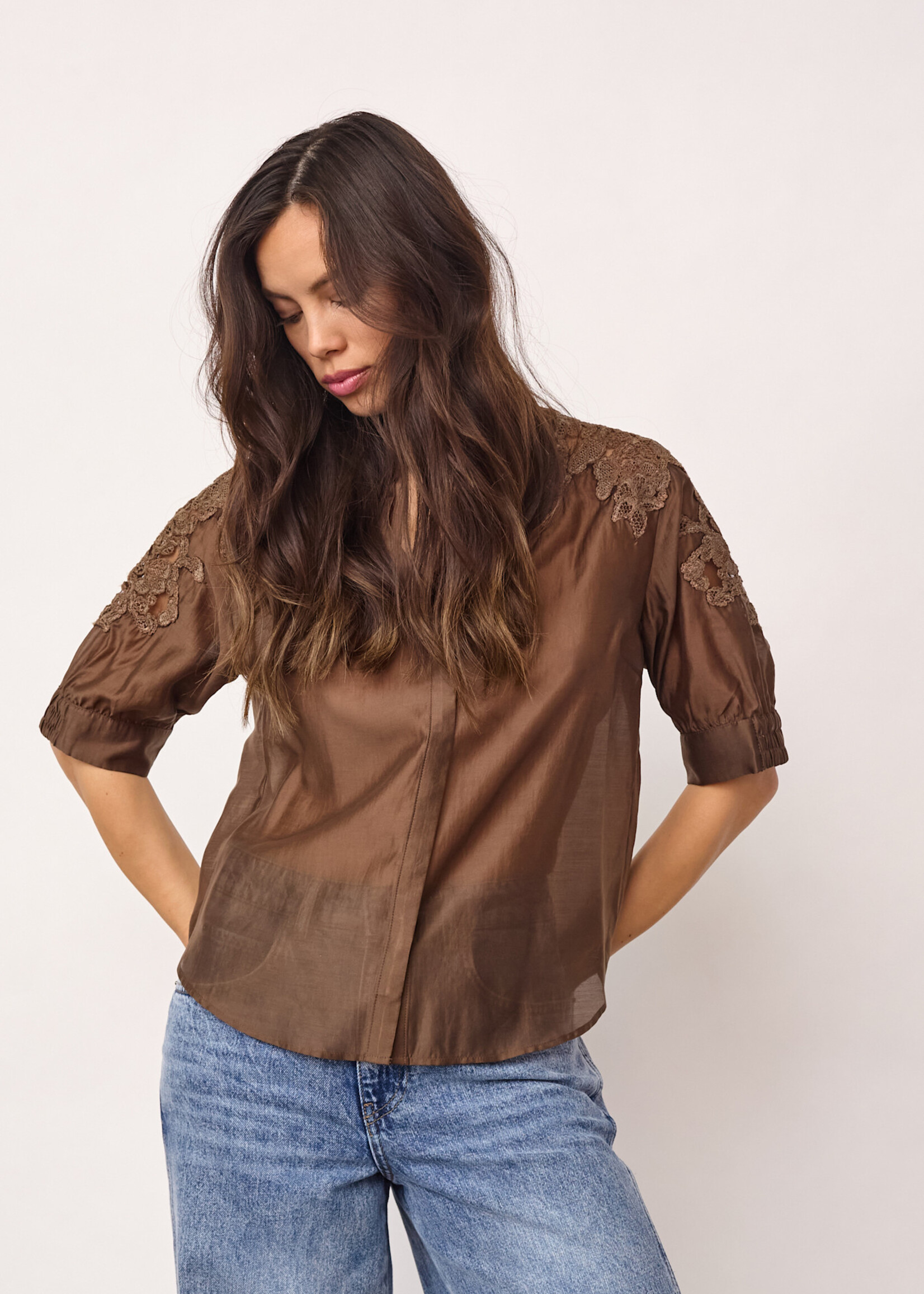 Cocouture KawaCC Emb. SS V-Shirt