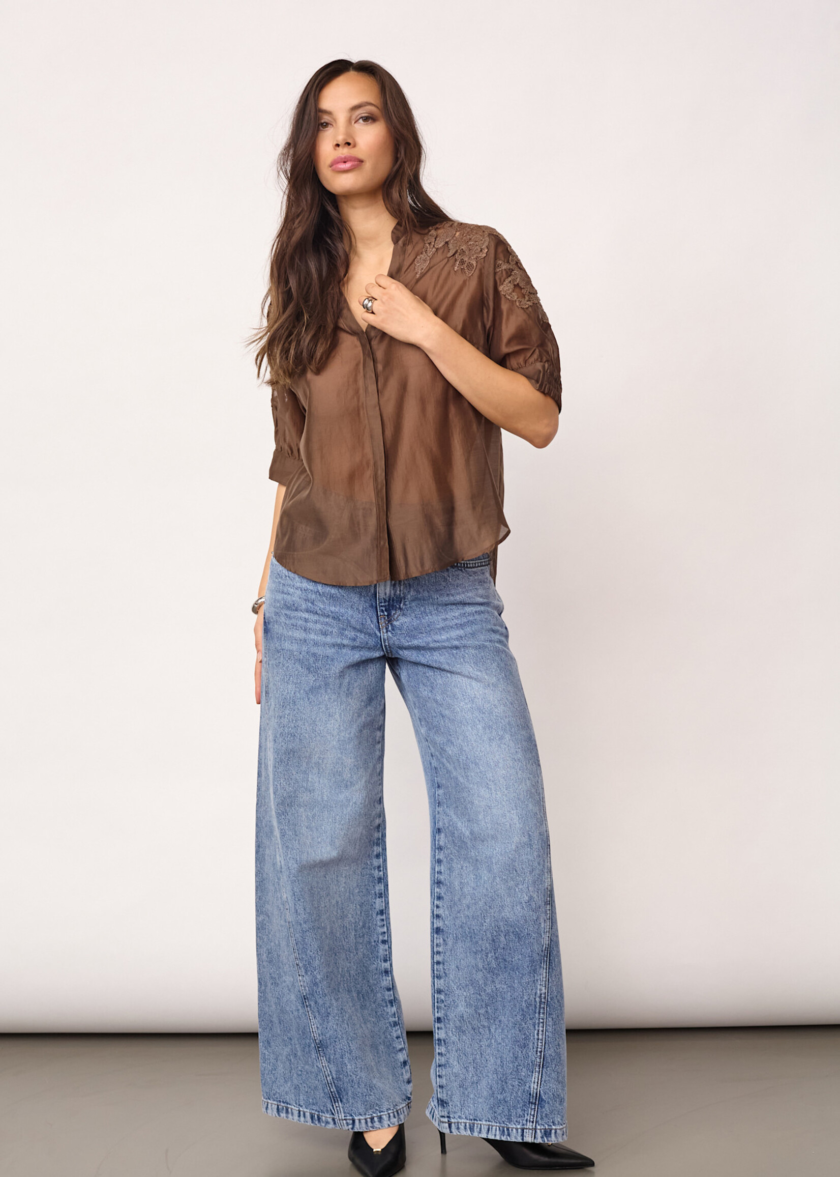 Cocouture KawaCC Emb. SS V-Shirt