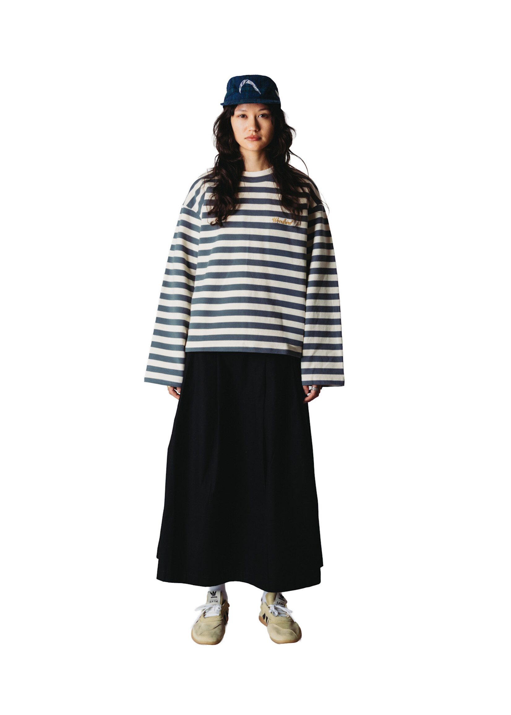 Woodbird Female WBJoul Wide Sleeve Stripe Tee
