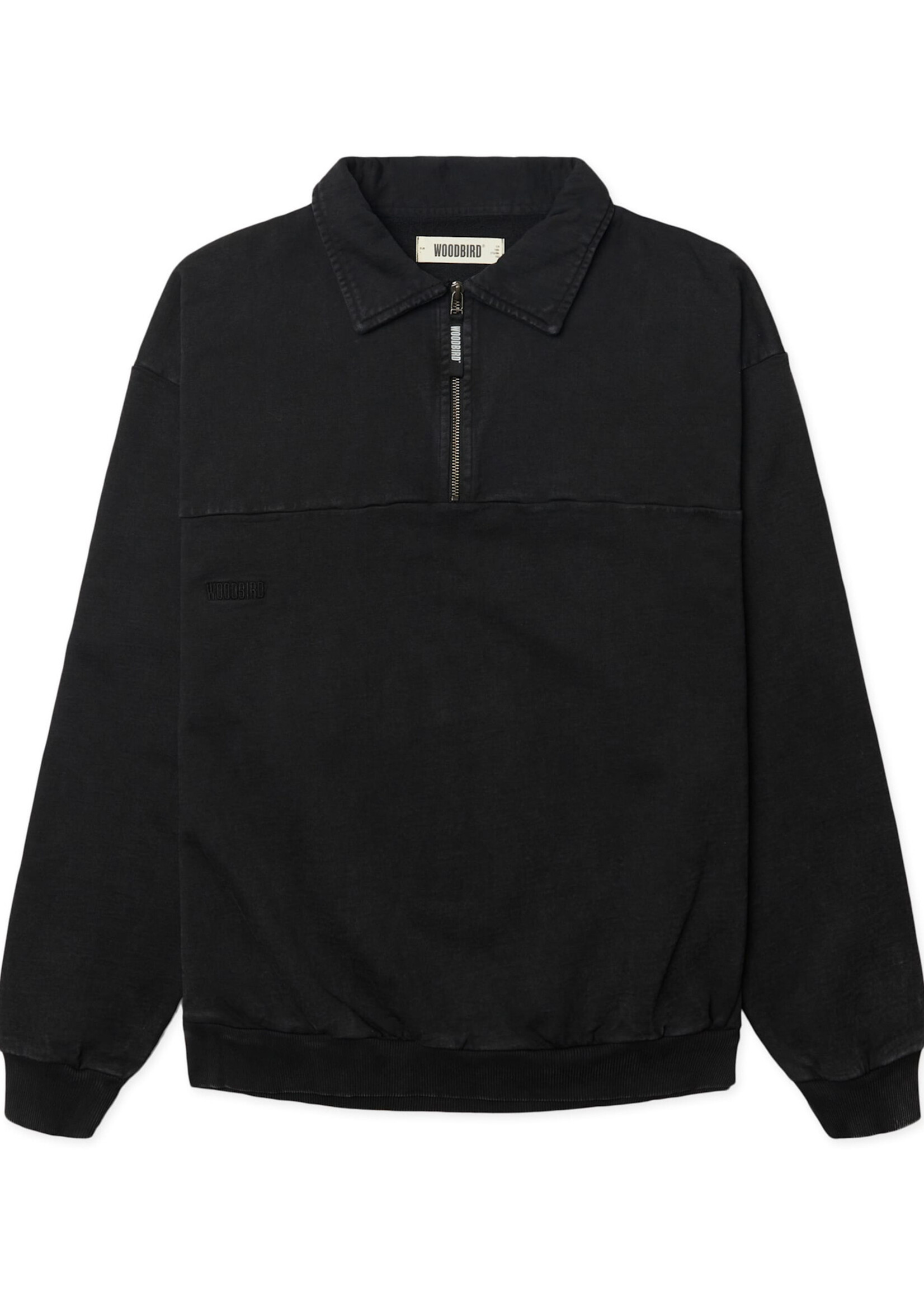 Woodbird WBLoke Washed Zip Polo