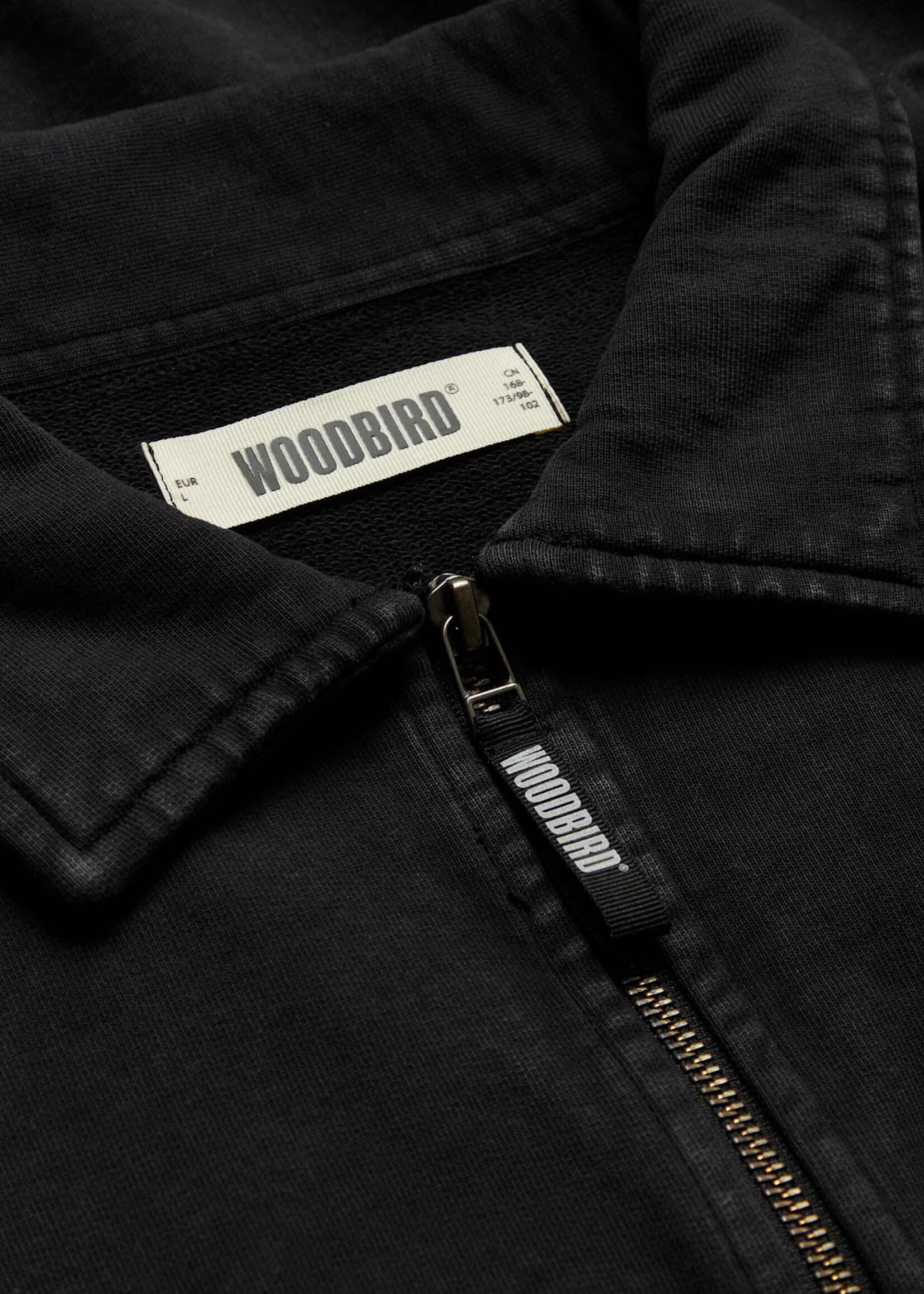 Woodbird WBLoke Washed Zip Polo