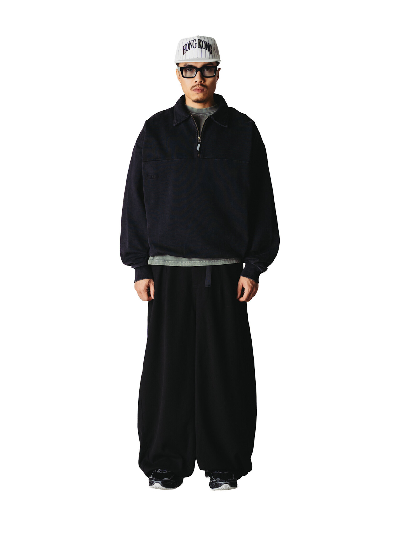 Woodbird WBLoke Washed Zip Polo