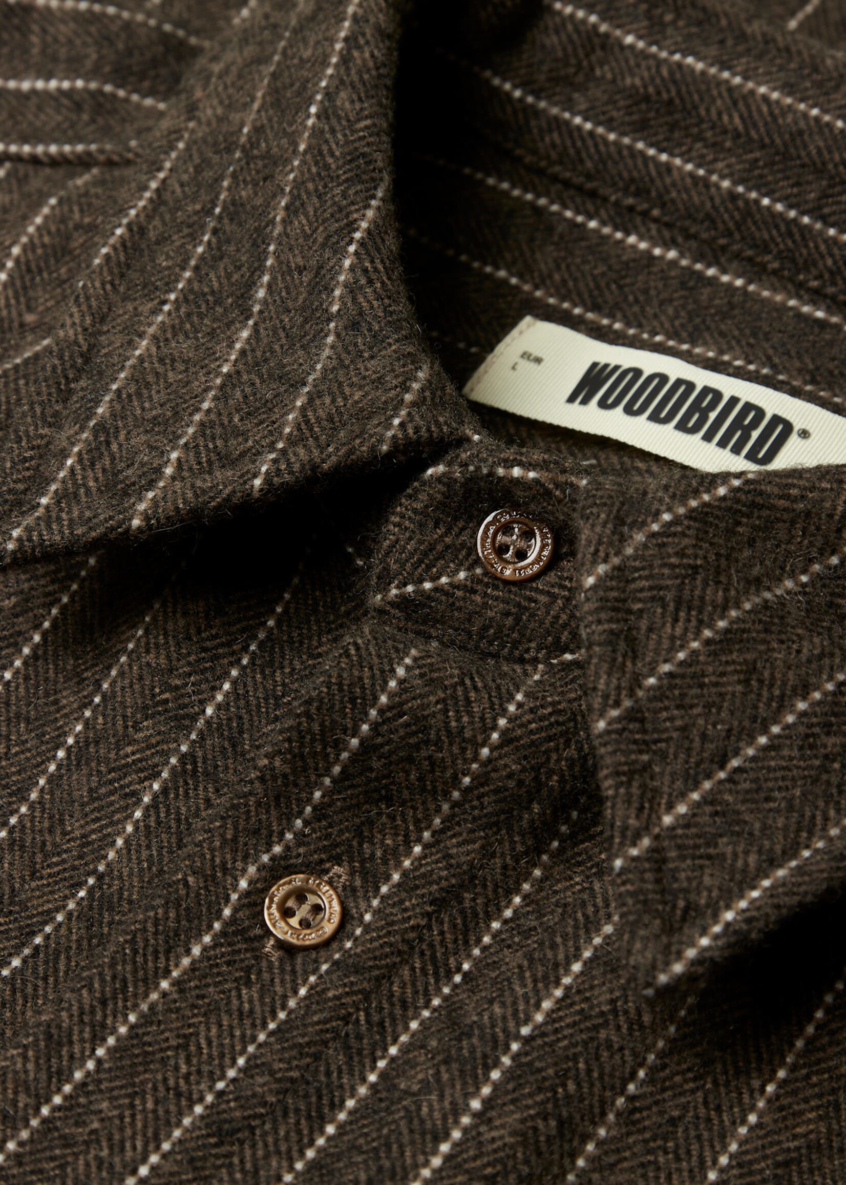 Woodbird WBBuzo Herringbone Shirt