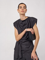Cocouture EloraCC Check Pleat Top