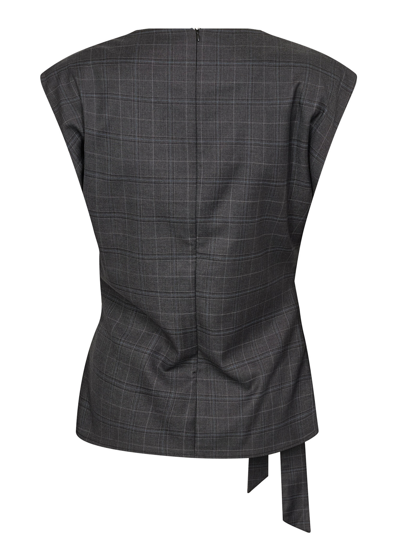 Cocouture EloraCC Check Pleat Top