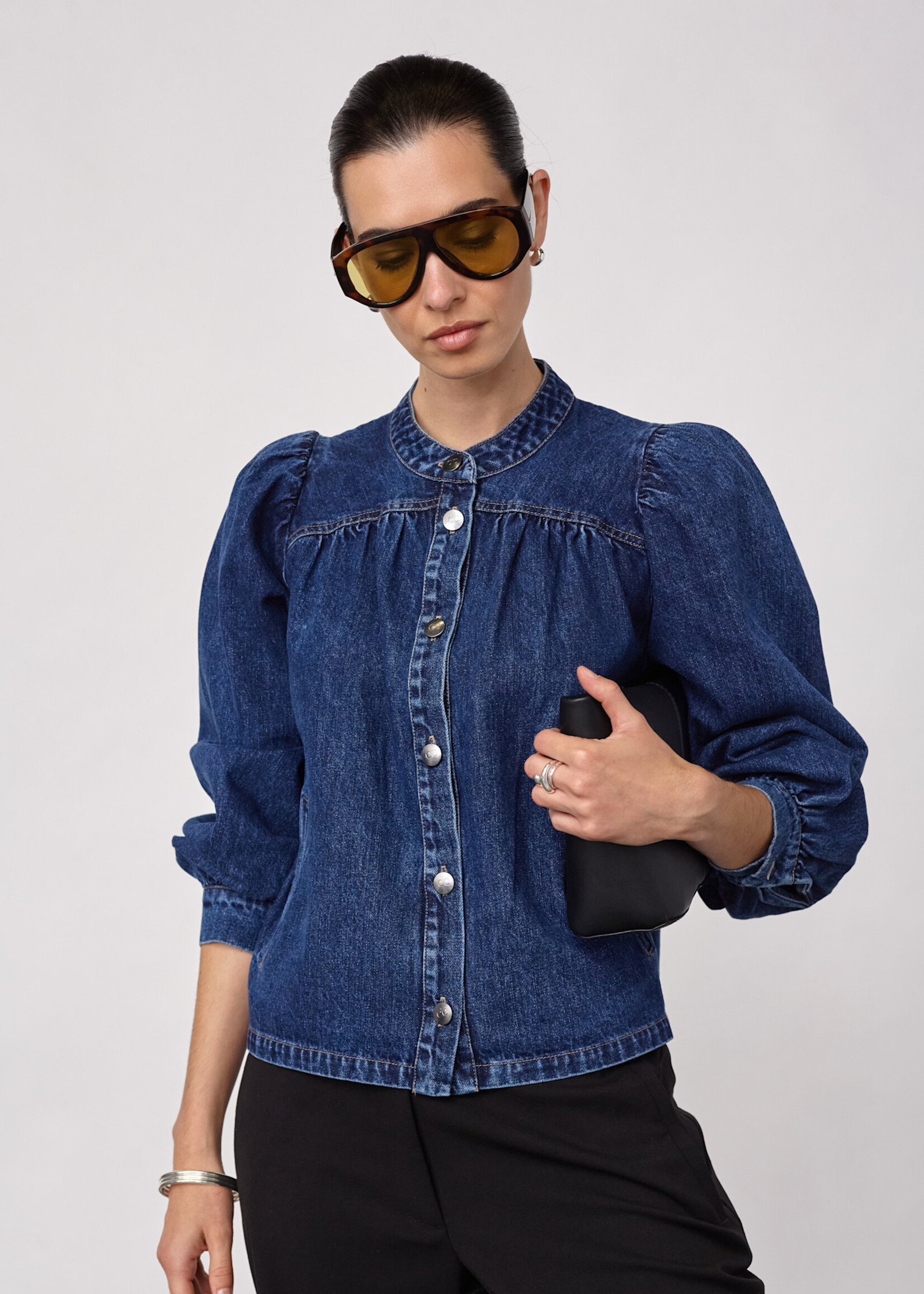 Cocouture DeniceCC LS Denim Shirt