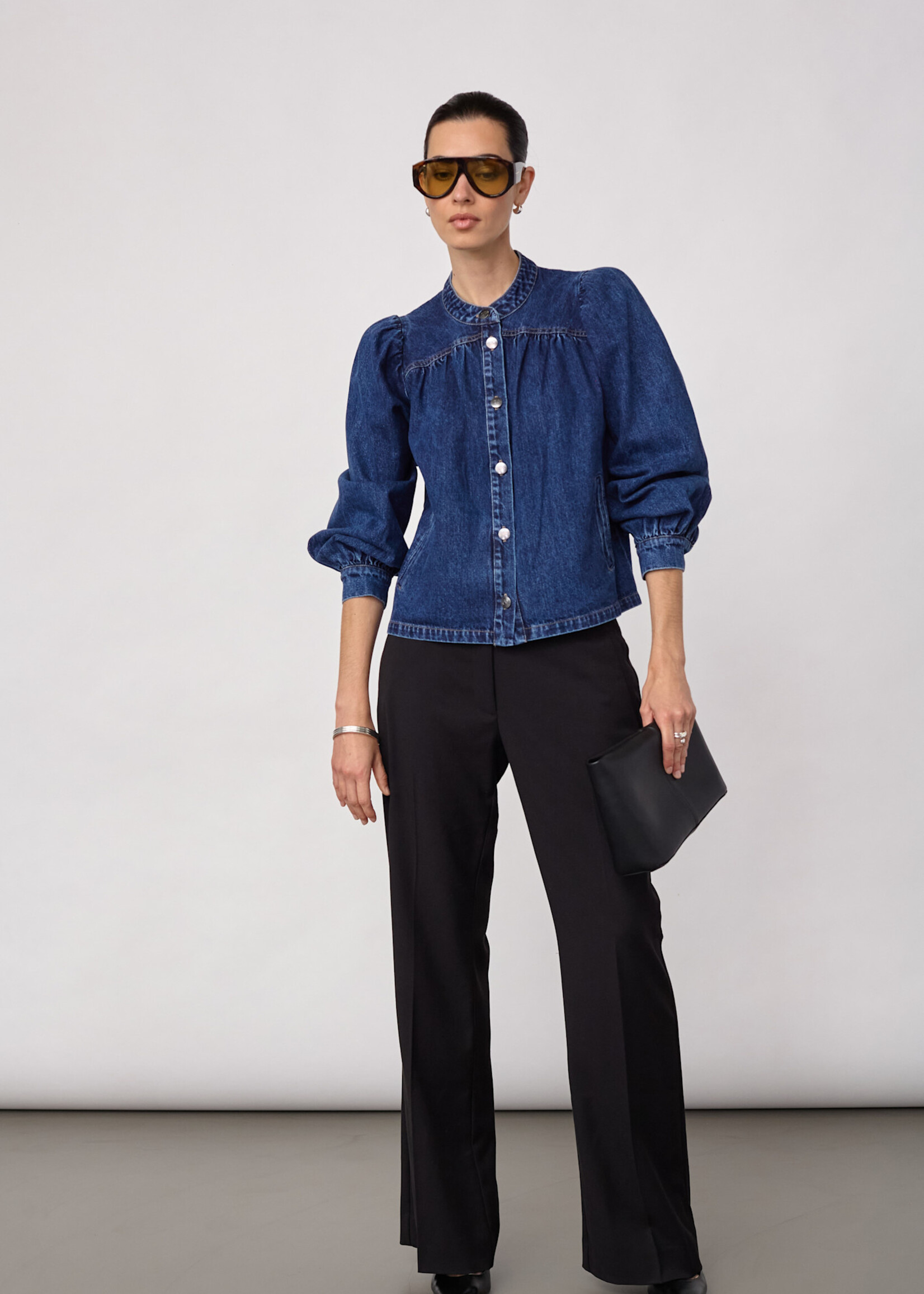 Cocouture DeniceCC LS Denim Shirt