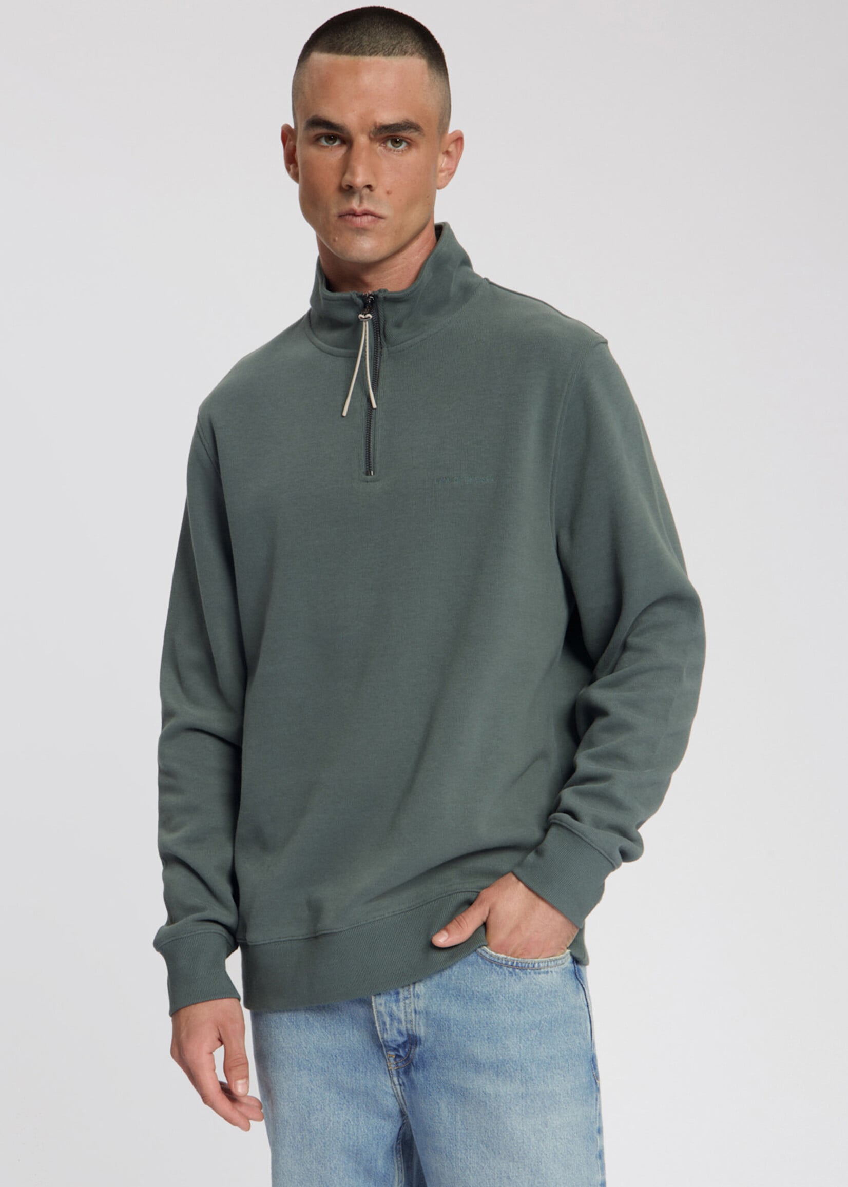 Law of the Sea MIND SOFT HALF ZIP SWEAT