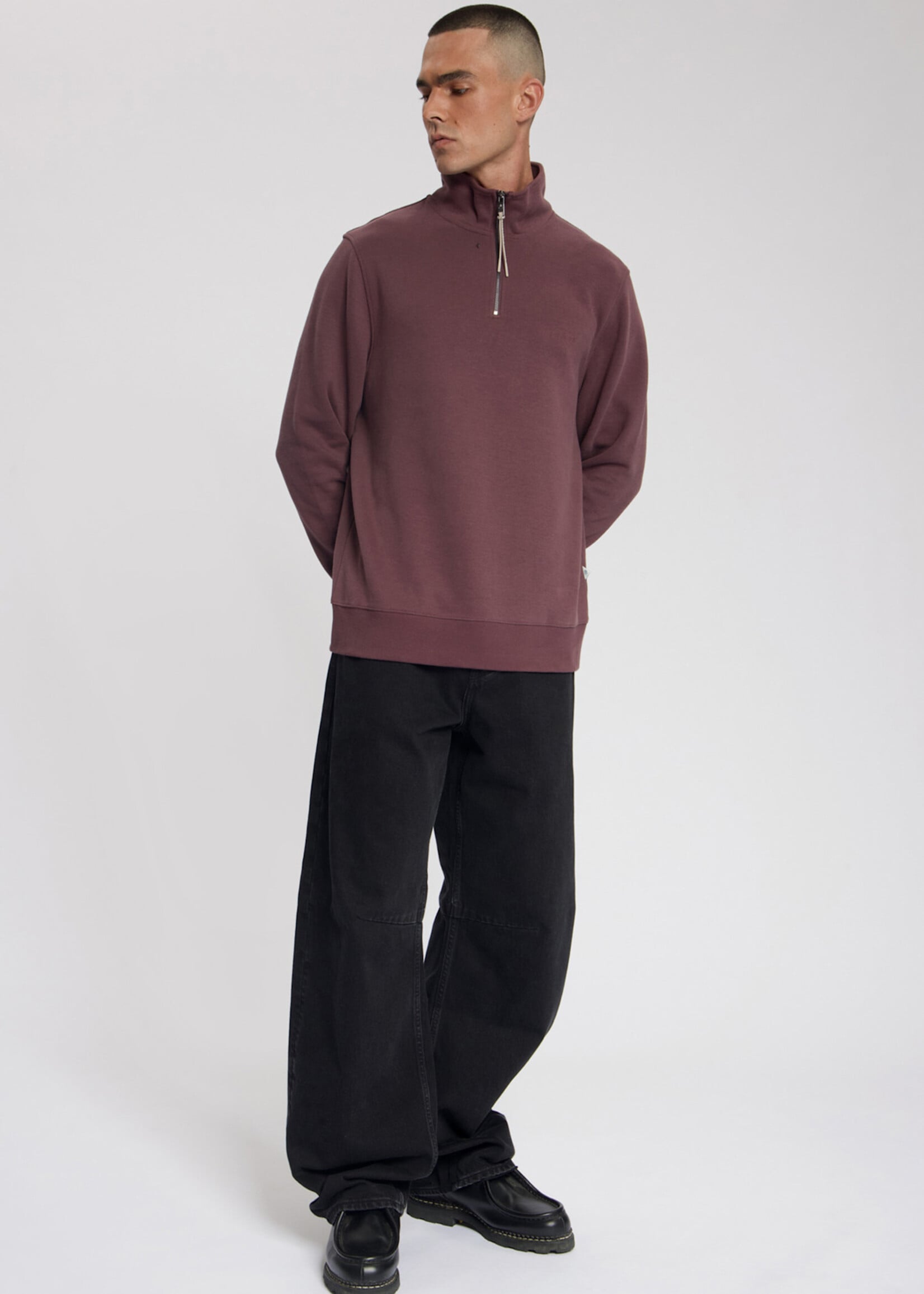 Law of the Sea MIND SOFT HALF ZIP SWEAT