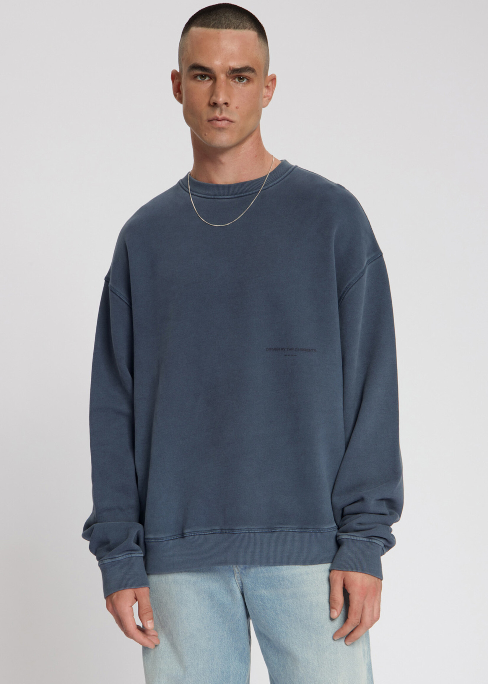 Law of the Sea TORRIA GARMENT DYED CREWNECK SWEAT
