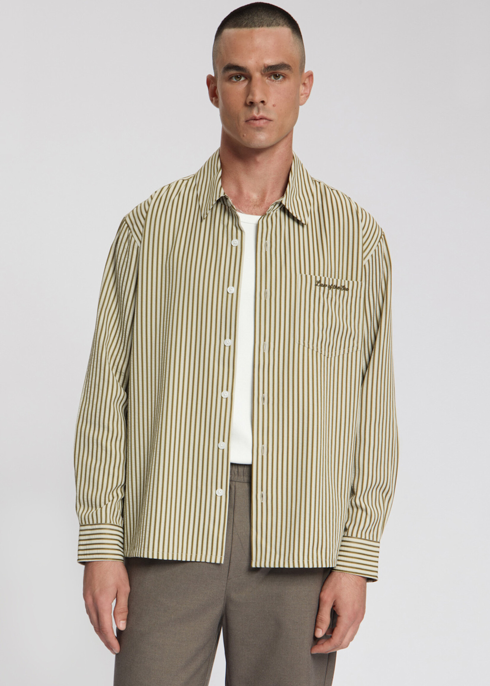 Law of the Sea STARBOARD YARN DYED STRIPED SHIRT