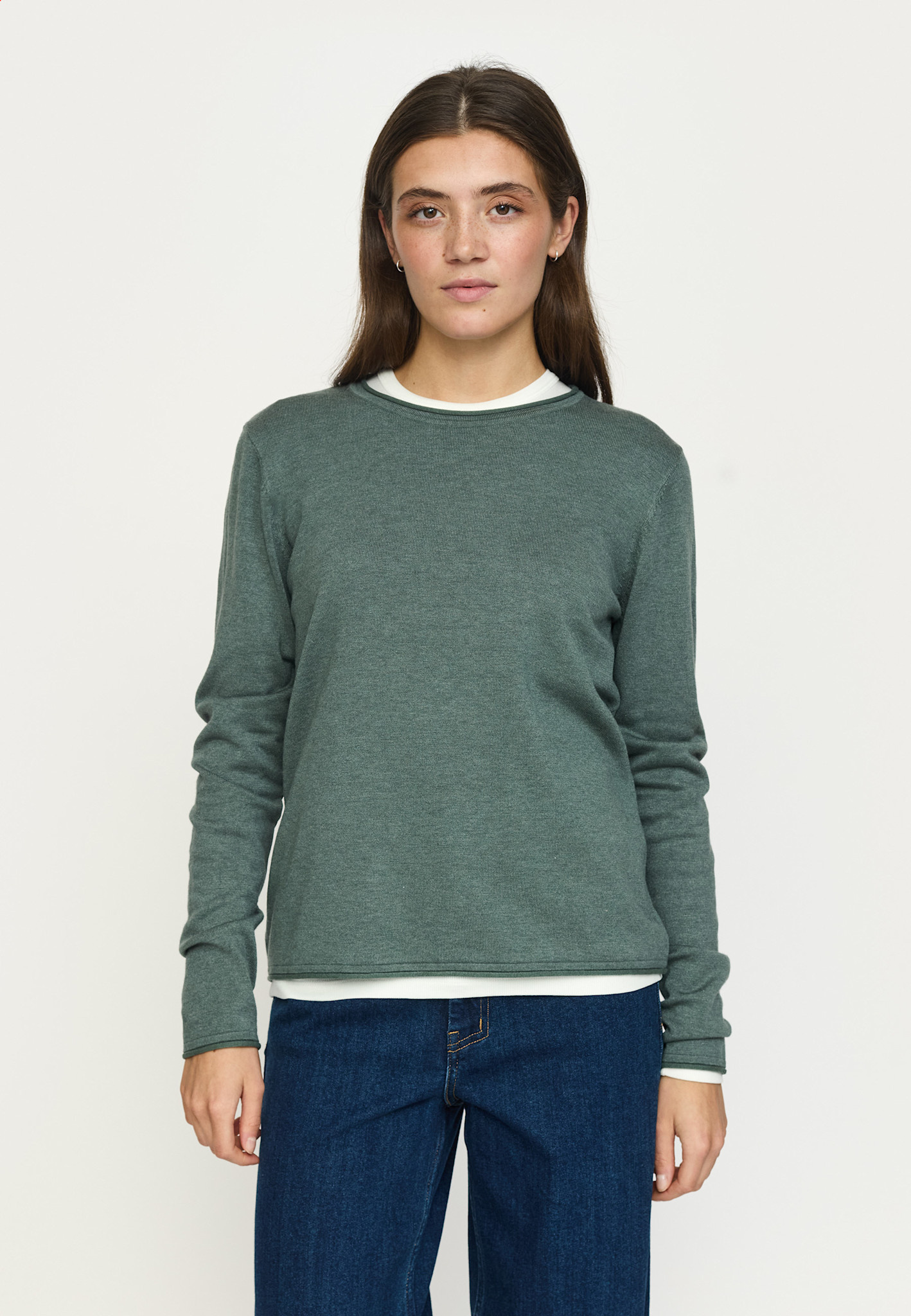Soft Rebels SRMarla O-neck Roll Egde Knit