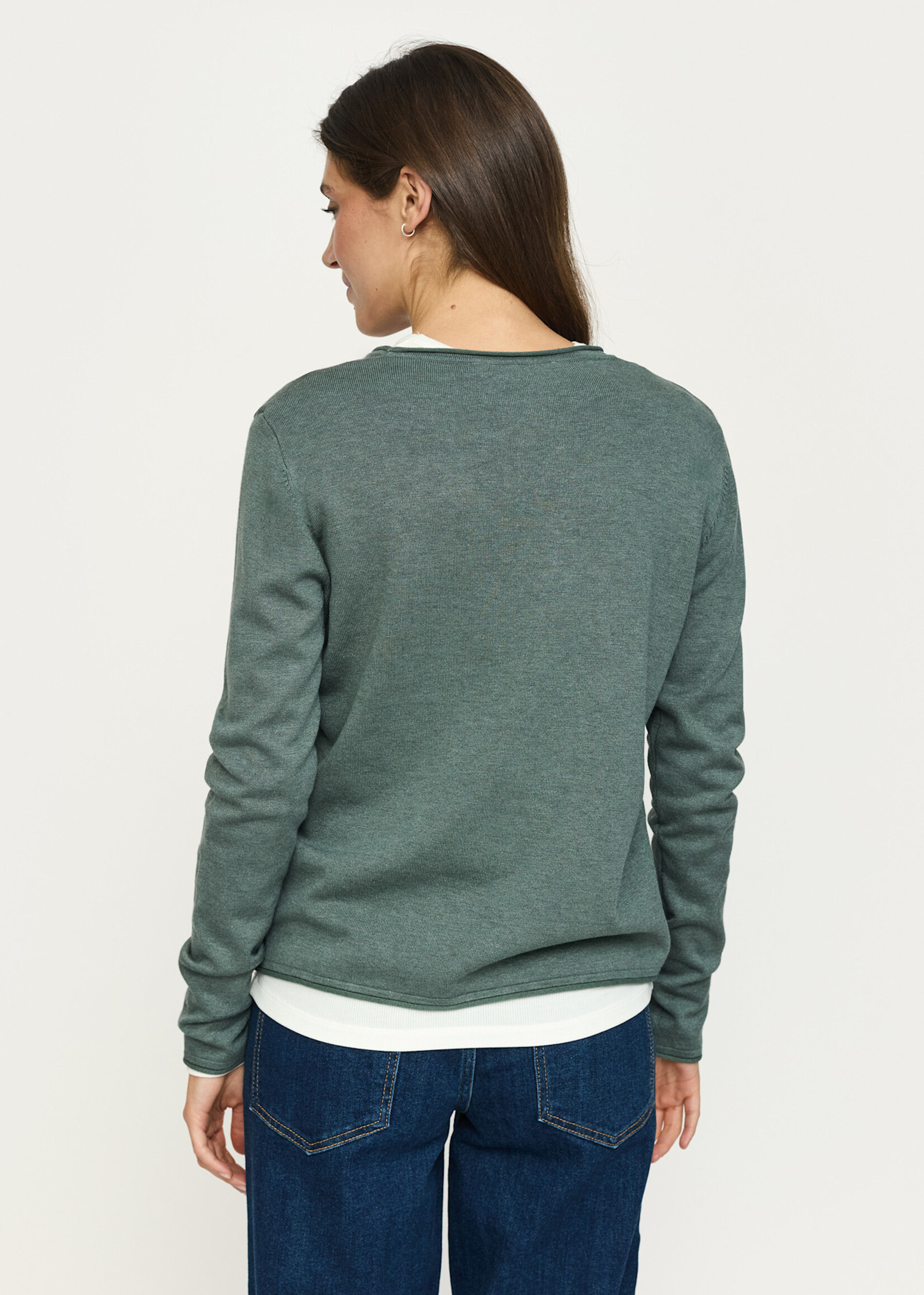 Soft Rebels SRMarla O-neck Roll Egde Knit