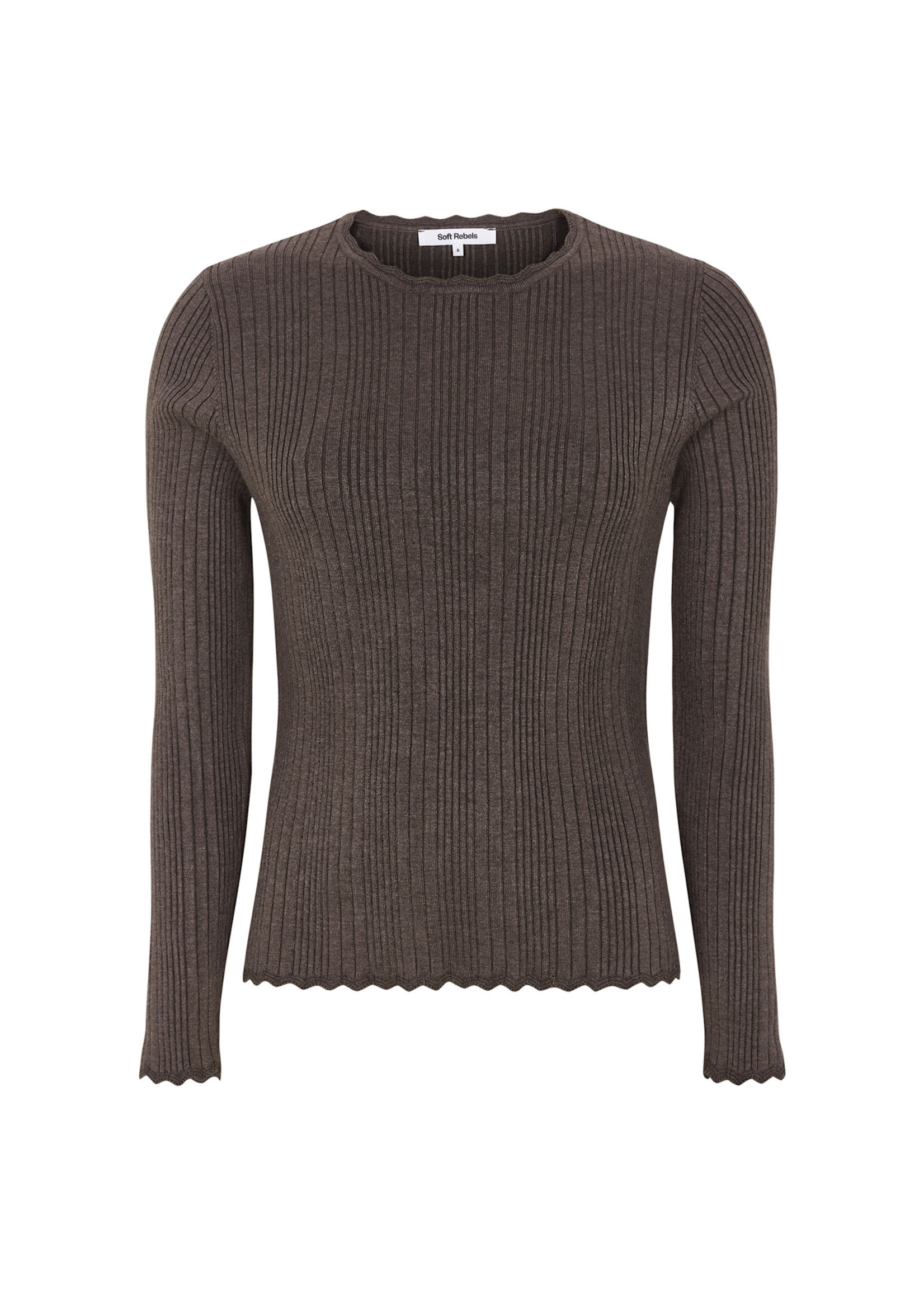 Soft Rebels Marla Lace Edge Knit