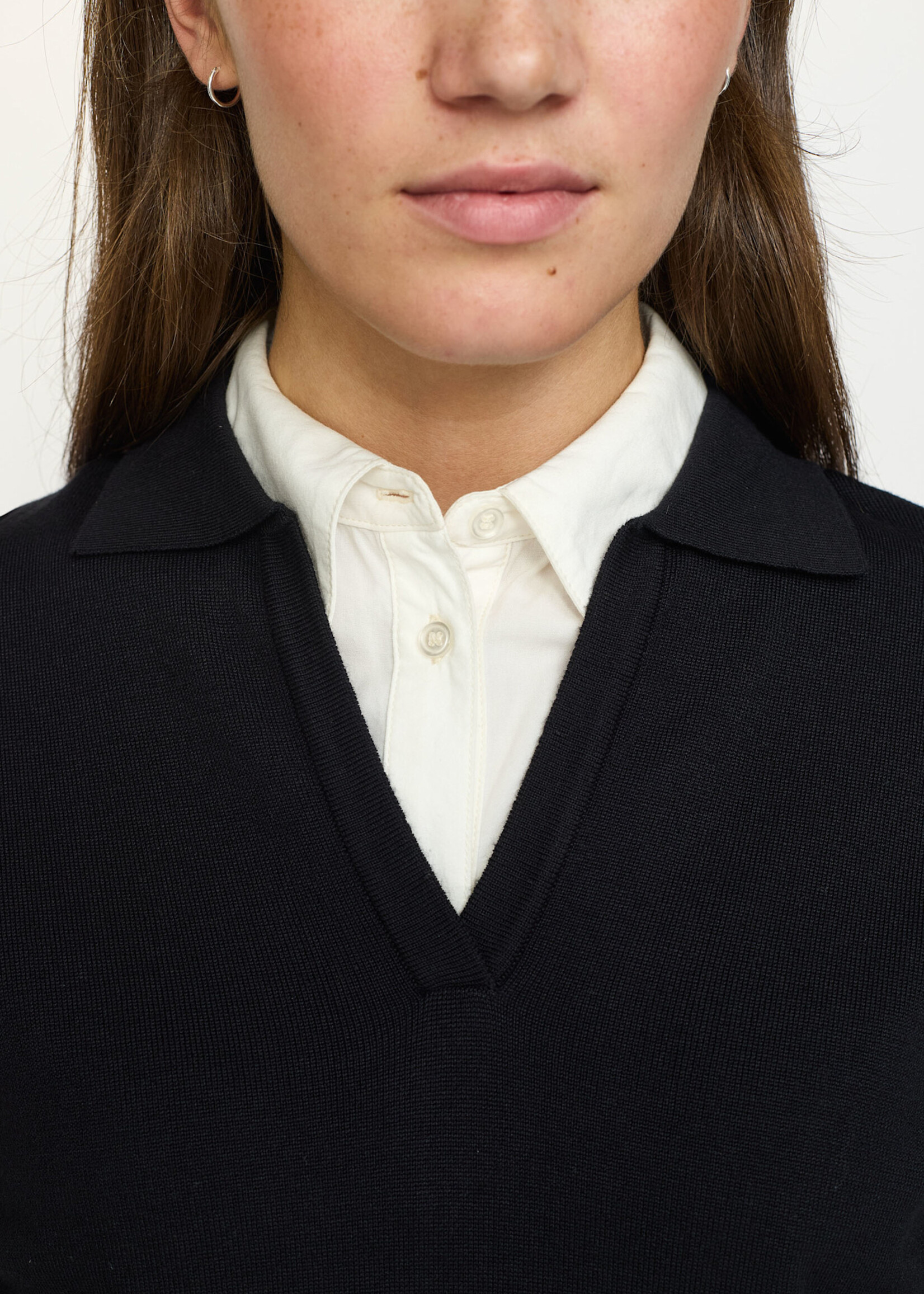 Soft Rebels SRParker Polo V-neck Knit