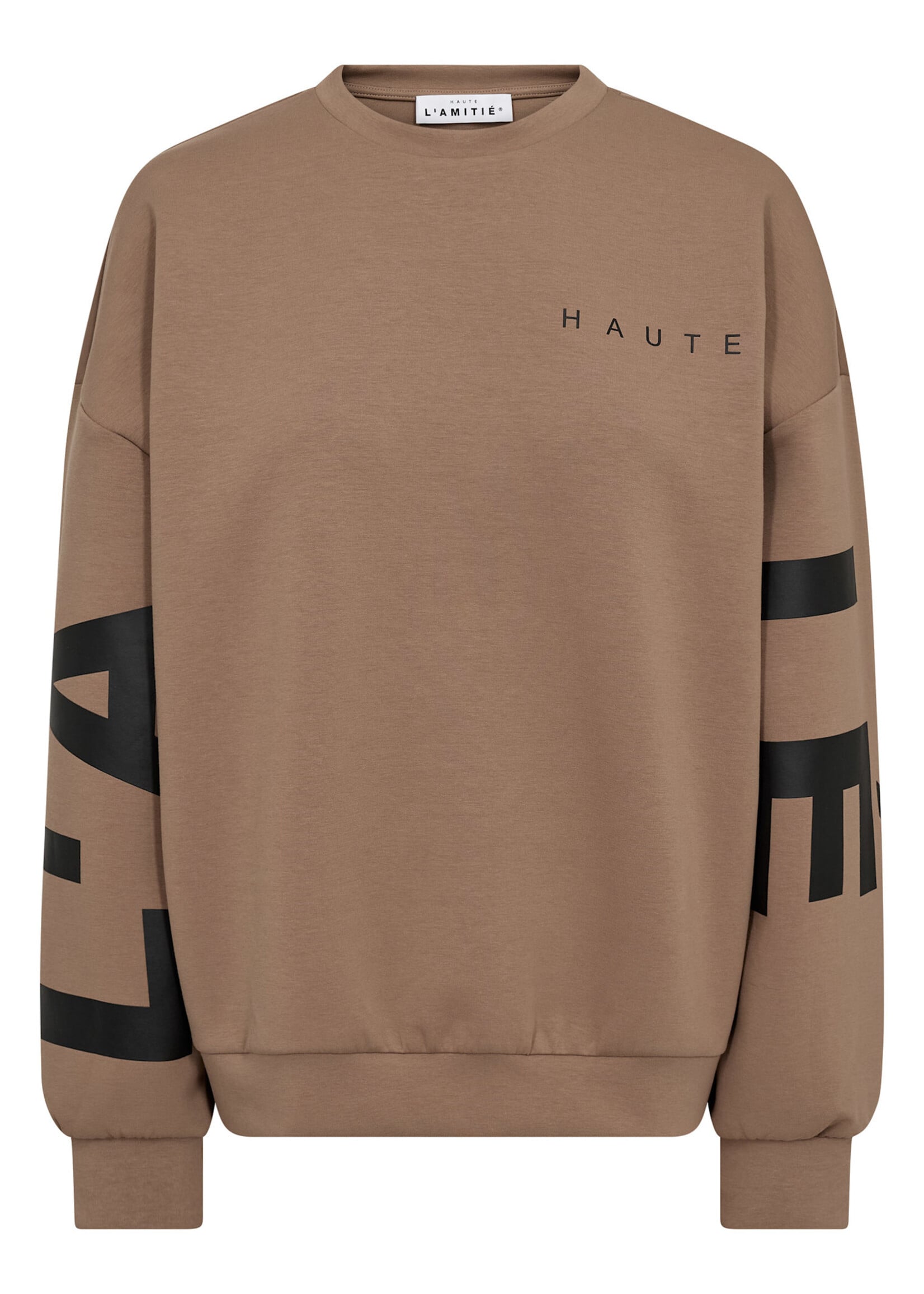 Haute L'Amitié Maxi Split Logo Sweat