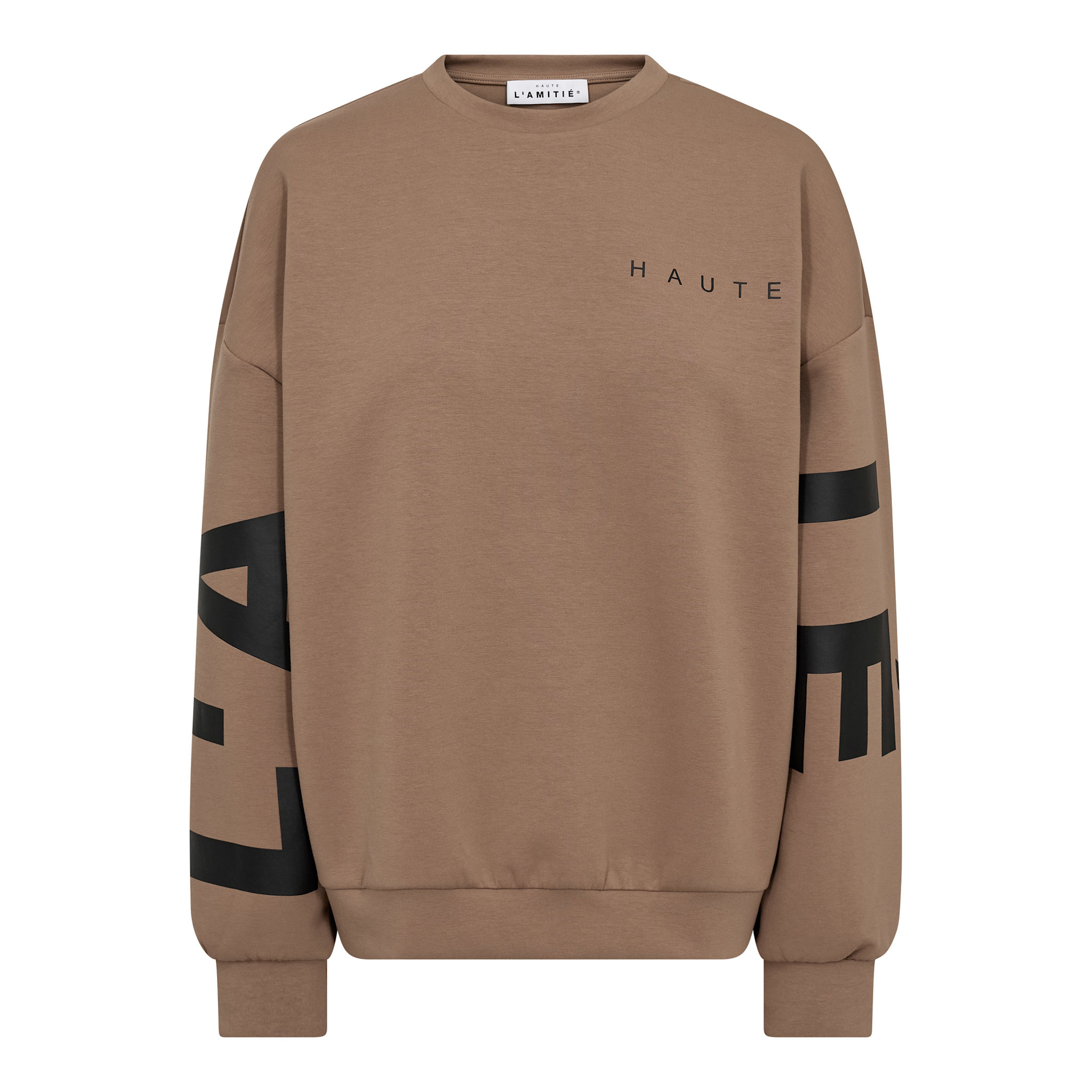Haute L'Amitié Maxi Split Logo Sweat