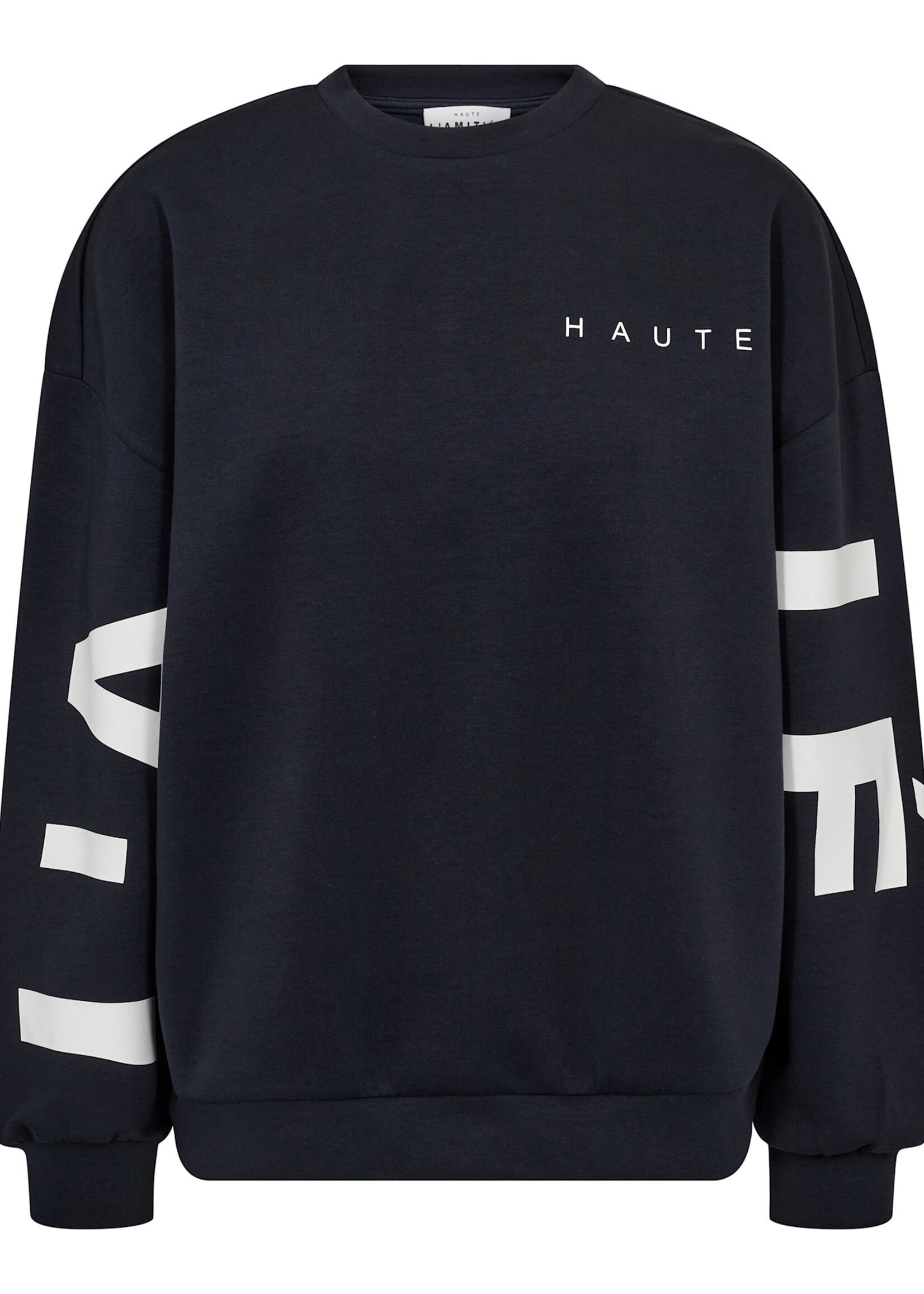 Haute L'Amitié Maxi Split Logo Sweat