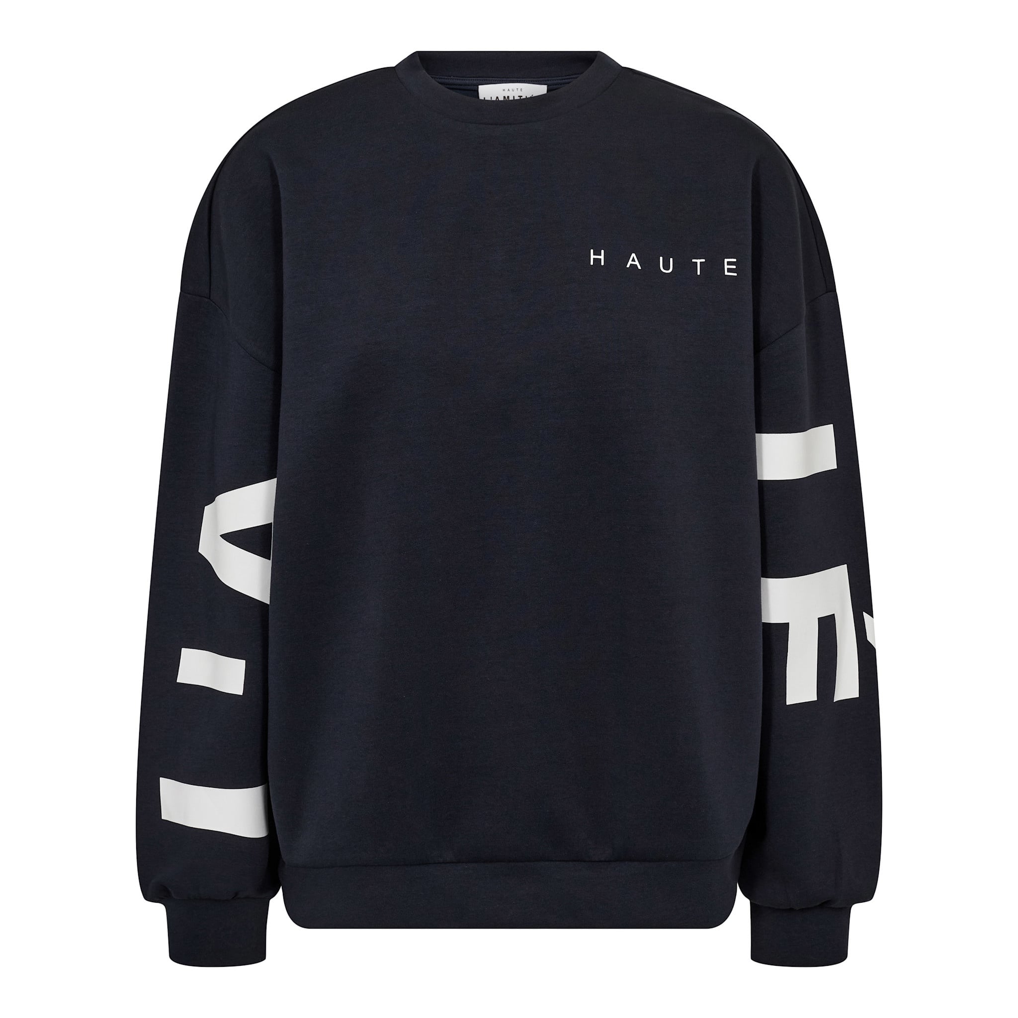 Haute L'Amitié Maxi Split Logo Sweat