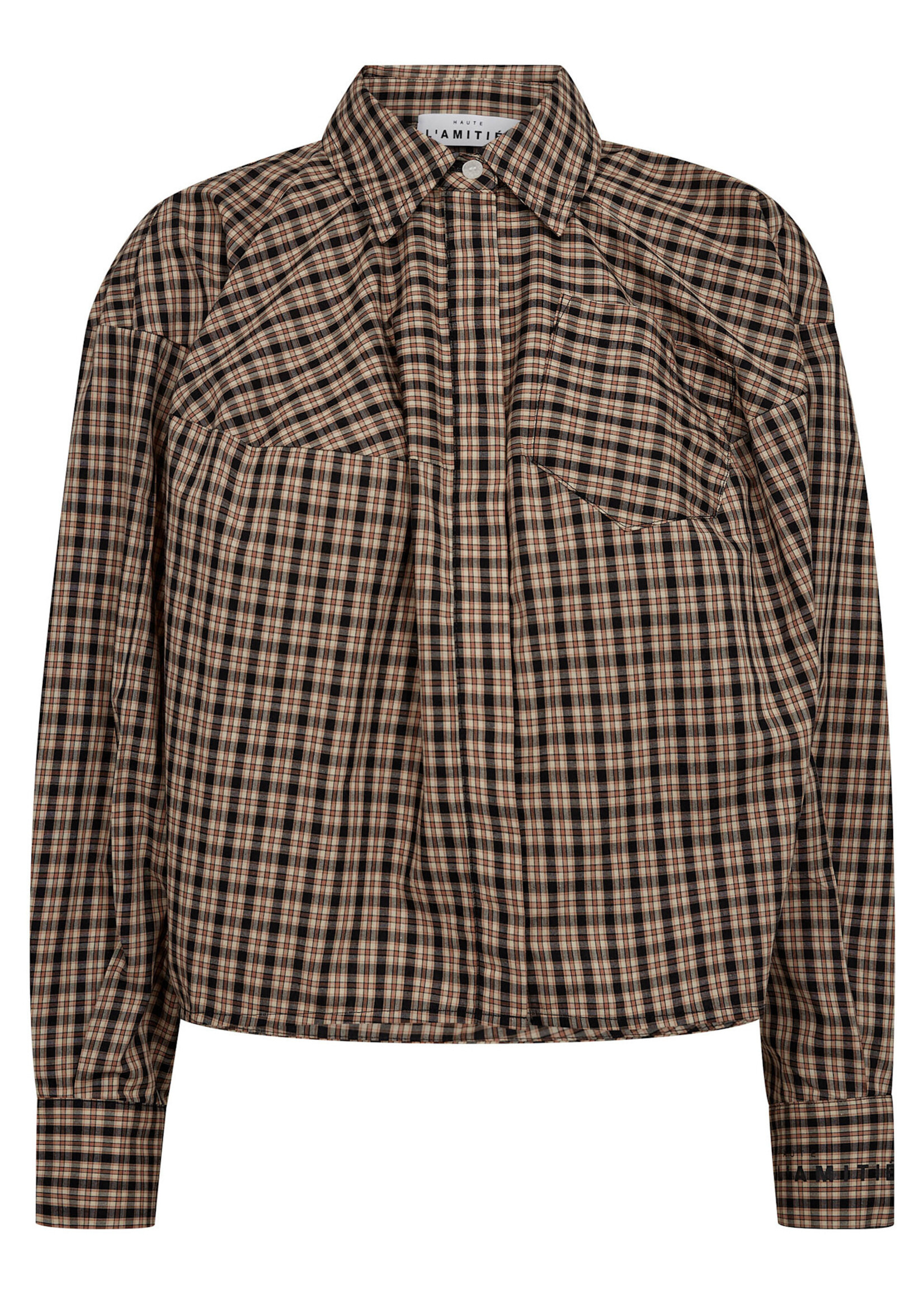 Haute L'Amitié Sophie Dessert Check Shirt