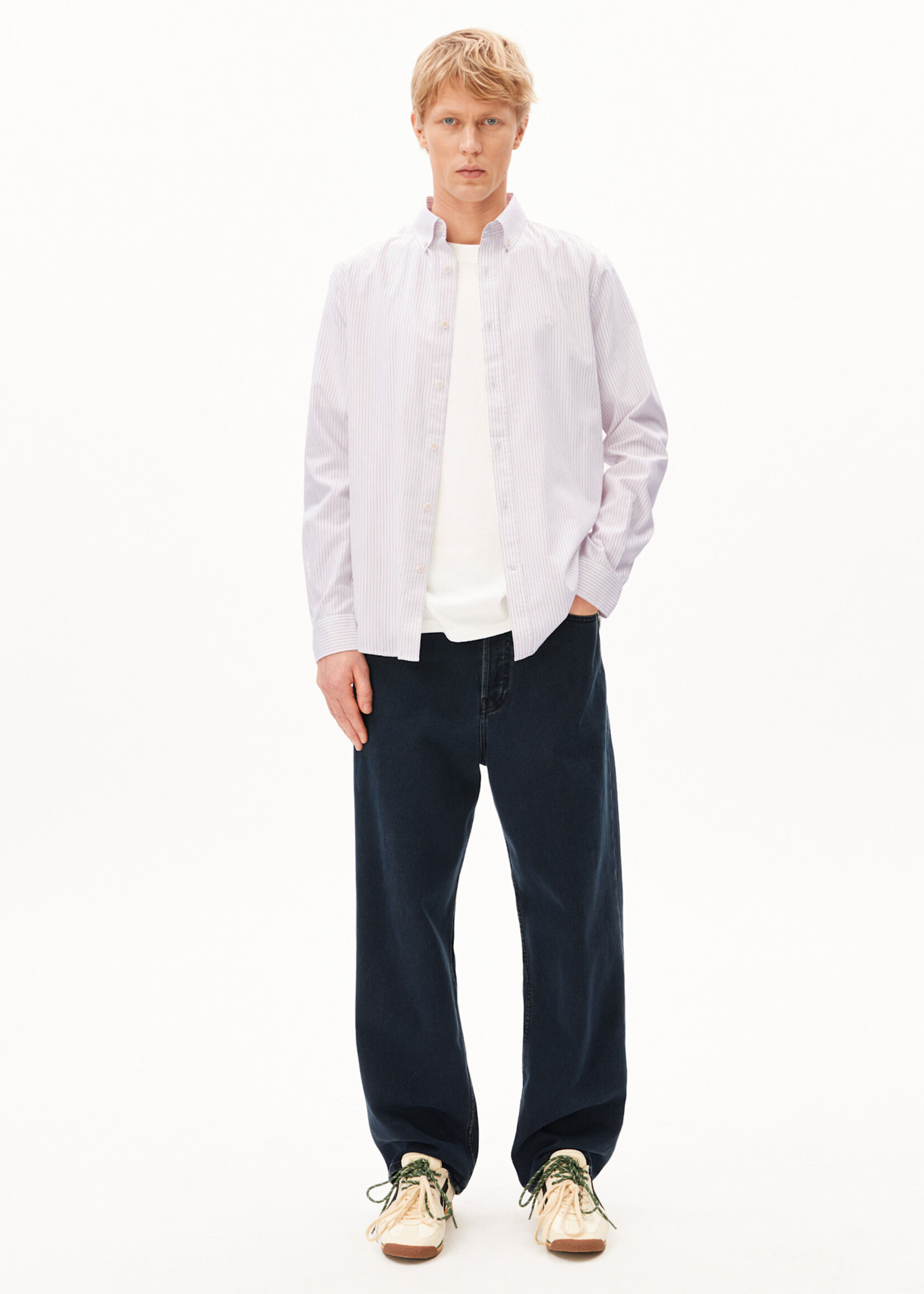 Armedangels QUAASA STRIPE LONGSLEEVE SHIRT