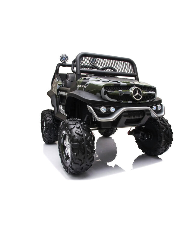 Mercedes-Benz Unimog, véhicule à batterie pour enfants 12v, buggy avec de nombreuses options