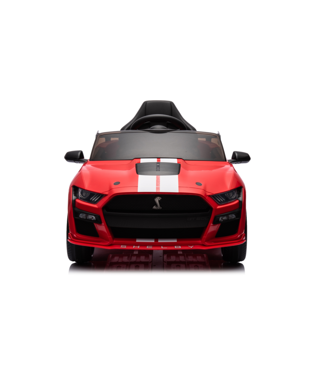 Ford Mustang GT500, 12 volt electric children's car with rubber tires, leather seat and more!