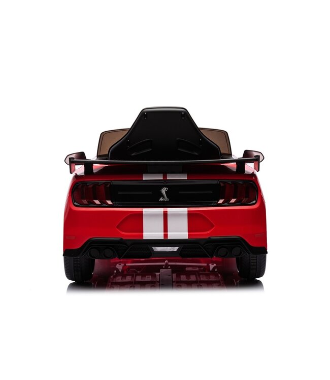 Ford Mustang GT500, carro infantil elétrico de 12 volts com pneus de borracha, banco em pele e muito mais!