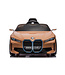 BMW i4, voiture électrique pour enfants, 12v, siège en cuir, module musique et plus encore !