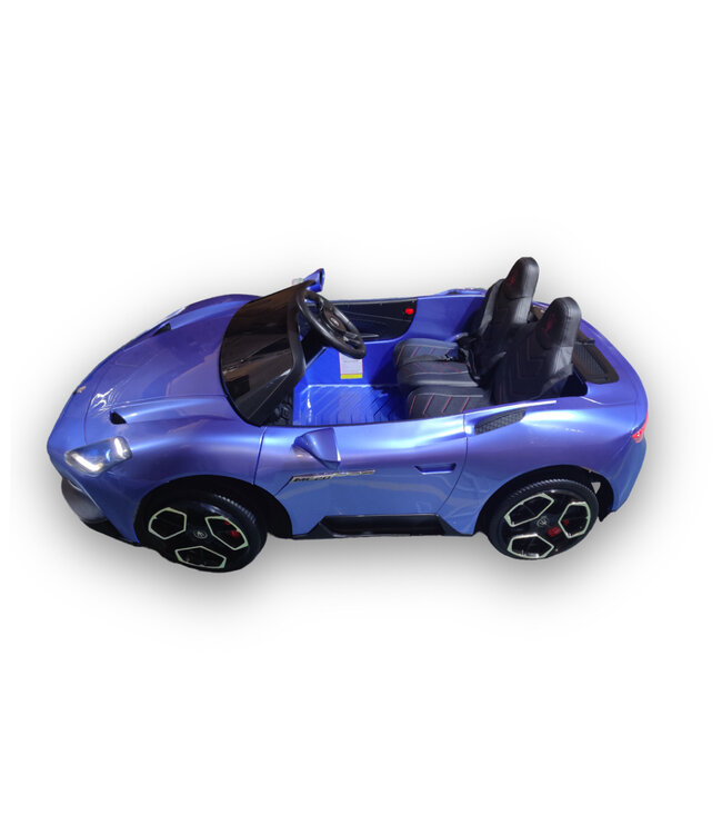 Maserati MC20 2-personers, 24v elektrisk børnebil, gummidæk, lædersæde.