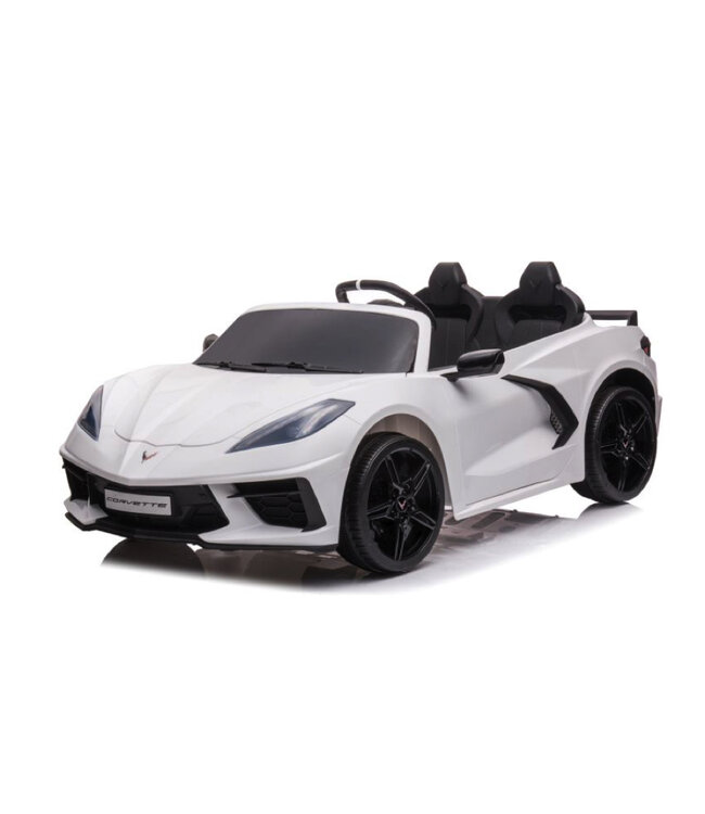 Corvette Stingray, an infant electric vehicle with 2 persons, 12 volts with the goma, as well as the customer!