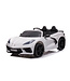 Corvette Stingray, 2-personers elektrisk børnekøretøj, 12 volt med gummidæk, lædersæde og meget mere!