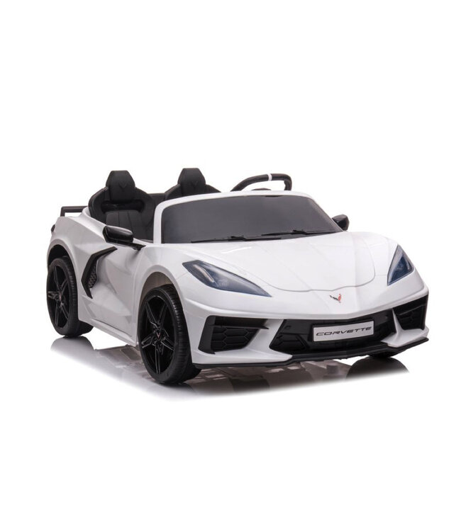 Corvette Stingray, an infant electric vehicle with 2 persons, 12 volts with the goma, as well as the customer!